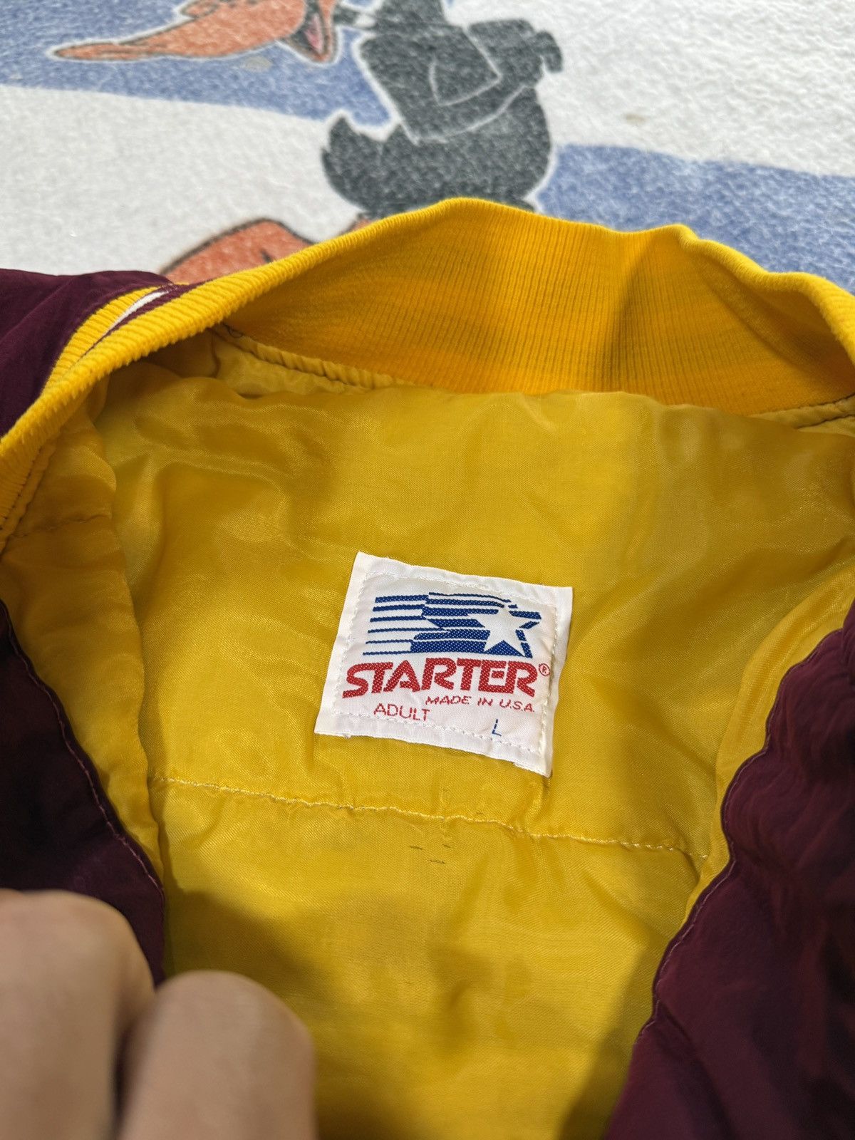 Starter Vintage minnesota gophers starter bomber jacket Size US L / EU 52-54 / 3 - 5 Thumbnail
