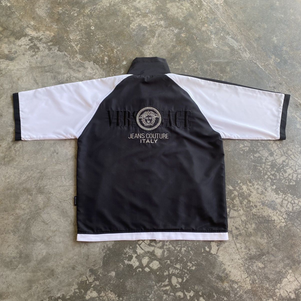 1990s VERSACE Boxy Oversize Sweater MIKE TYSON ERA