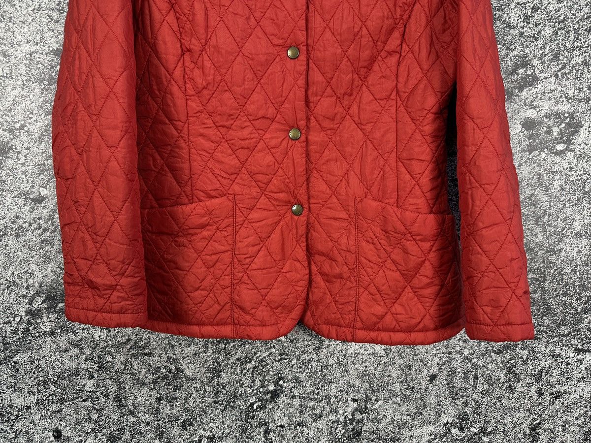 Barbour Barbour Shaped F/Weight Quilt Short Jacket Red Size 12 Size M / US 6-8 / IT 42-44 - 3 Thumbnail