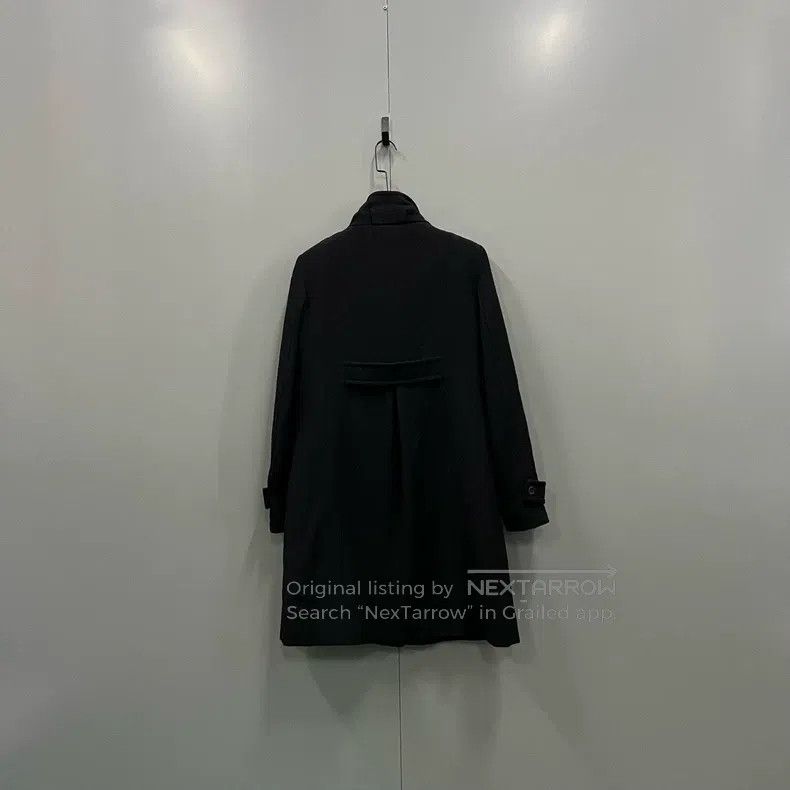 Max Mara Max Mara Black Collar Overcoat Size L / US 10 / IT 46 - 2 Thumbnail