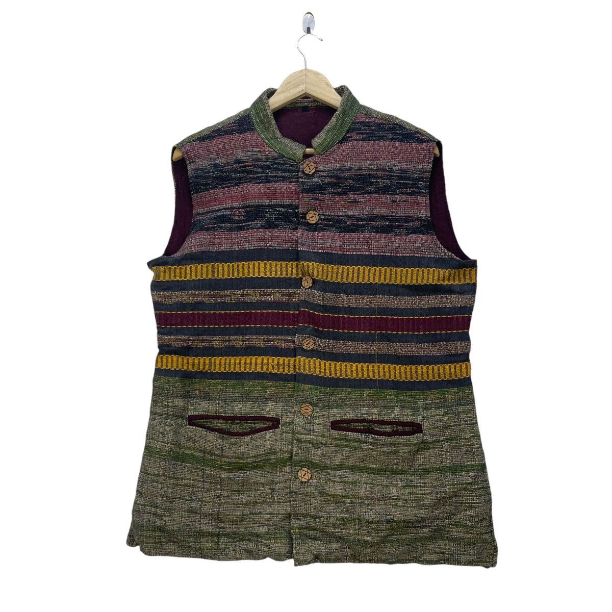 Designer × Japanese Brand Japanese Brand Vest Jacket Multi Colour inspired Kapital Size US M / EU 48-50 / 2 - 1 Thumbnail