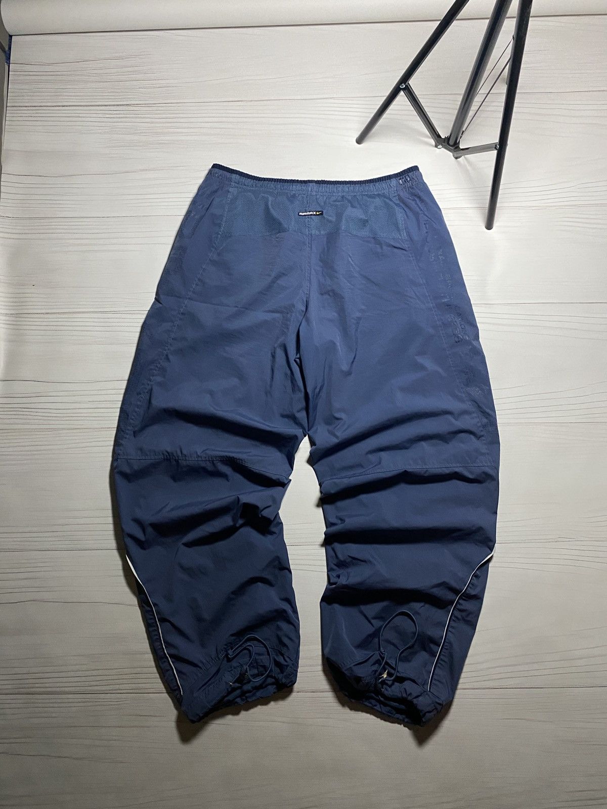 Nike × Vintage Vintage Nike Baggy fit parachute drill y2k pants Size US 34 / EU 50 - 2 Thumbnail