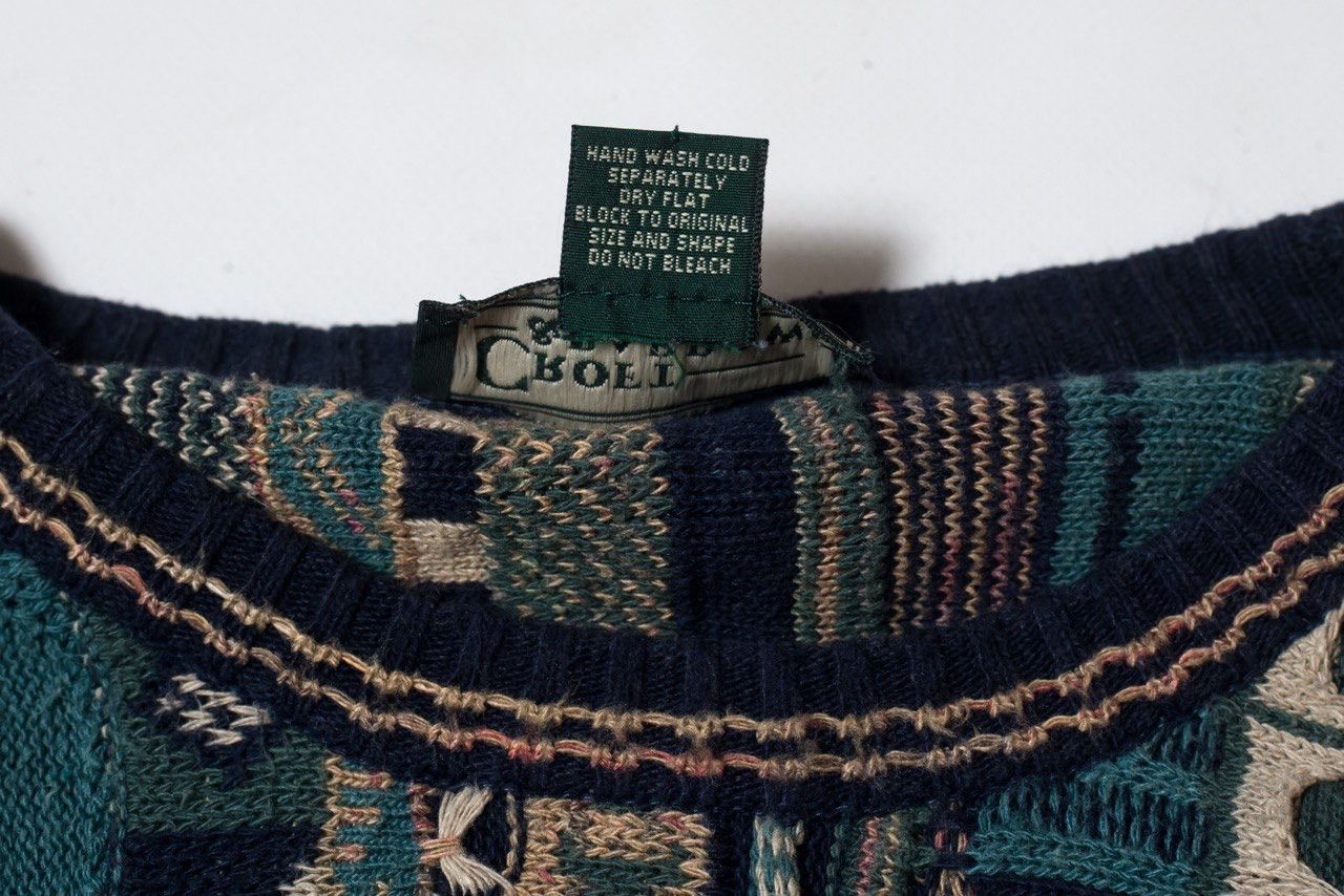 Vintage Croft&Barrow Vintage 90's Coogi Inspired Sweater Knit Size US L / EU 52-54 / 3 - 5 Thumbnail