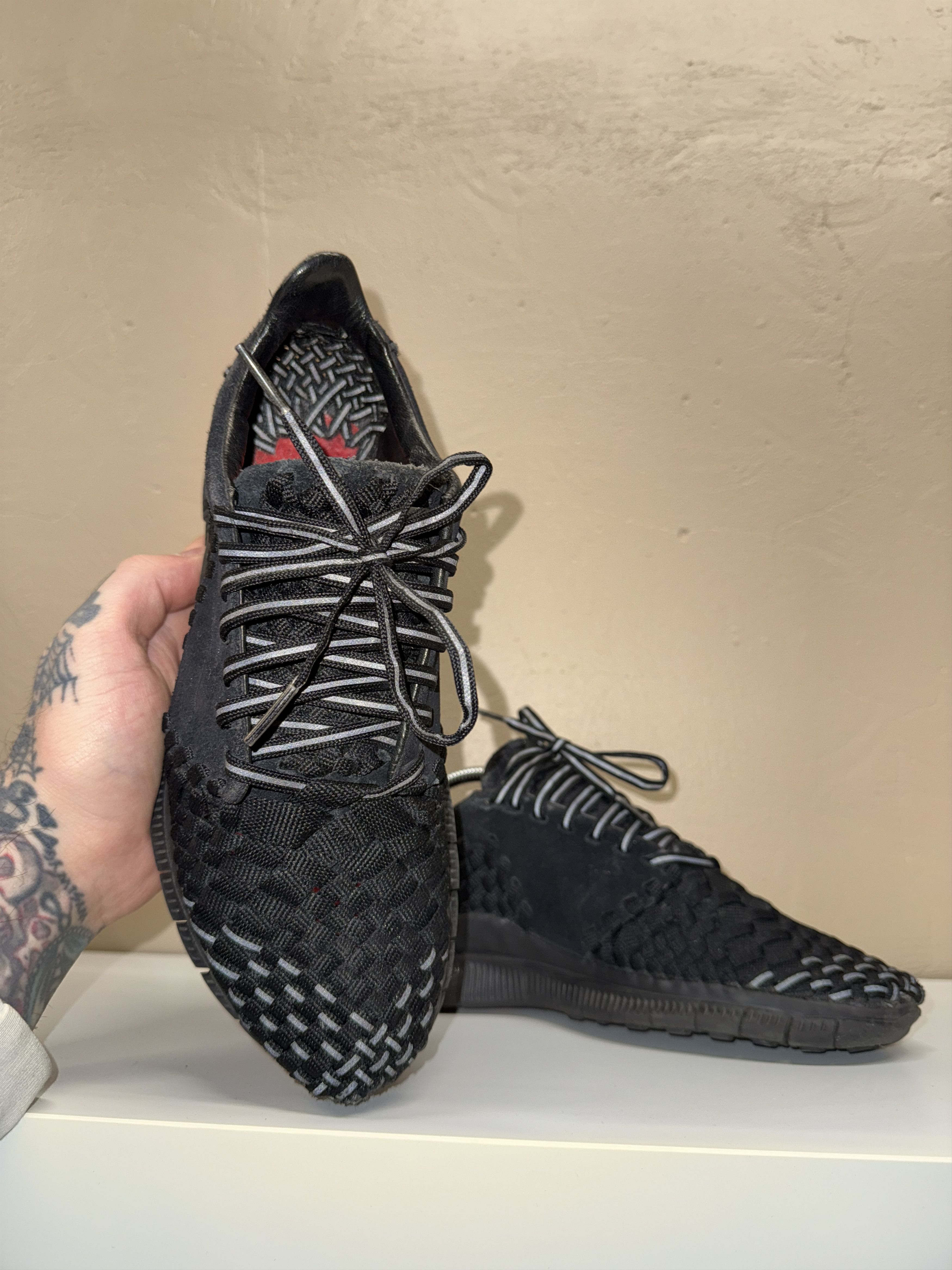 Nike × Vintage Nike Free Inneva Woven 2 Triple Black us 6.5 Size US 6.5 / IT 36.5 - 7 Thumbnail