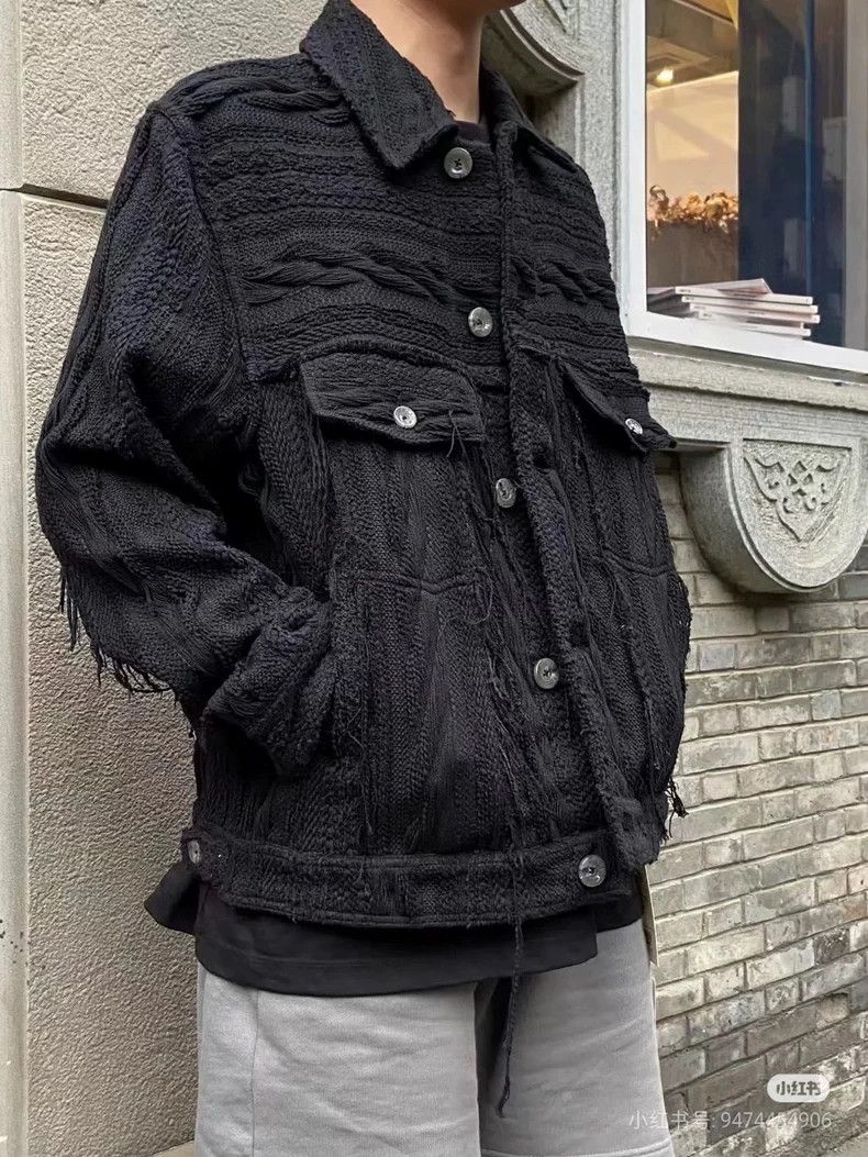 Song For The Mute Song For The Mute Fringe Jacket Coat Size US S / EU 44-46 / 1 - 8 Thumbnail