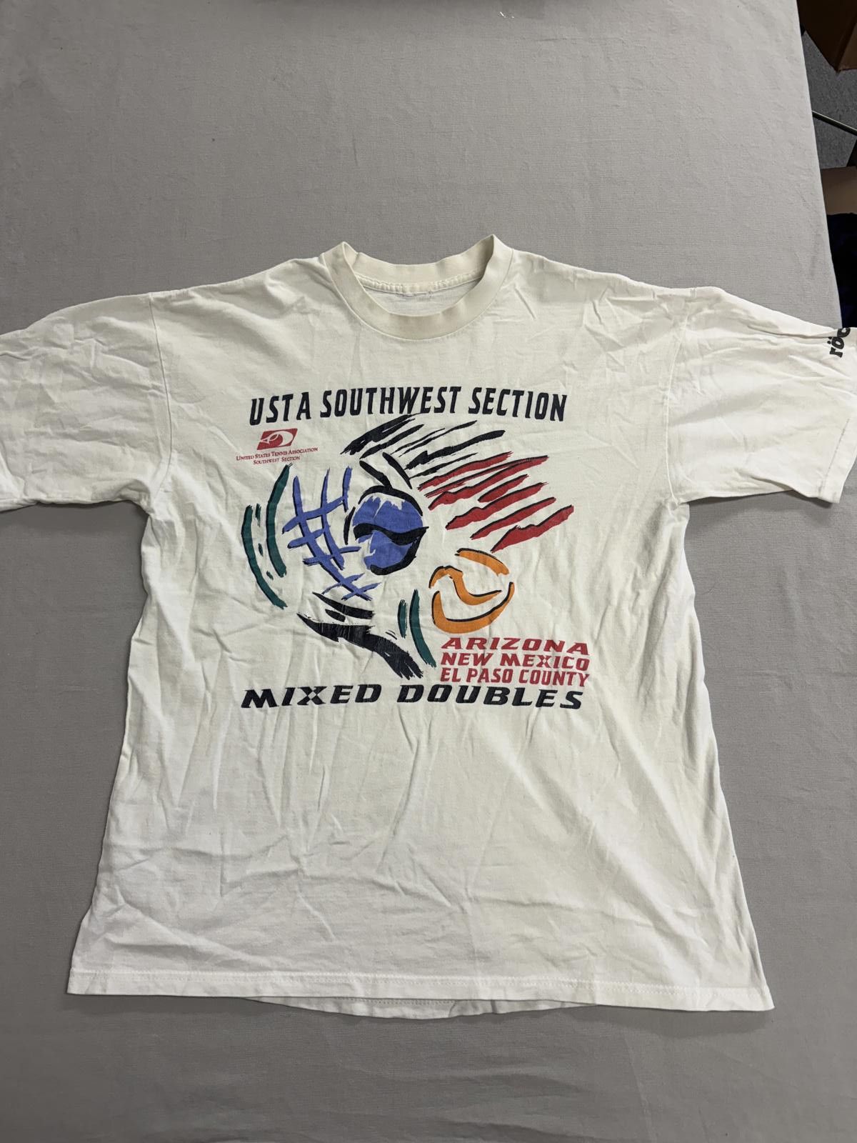 Other Vintage Tennis USTA Tshirt Southwest Section Mixed Doubles L Size US L / EU 52-54 / 3 - 1 Thumbnail