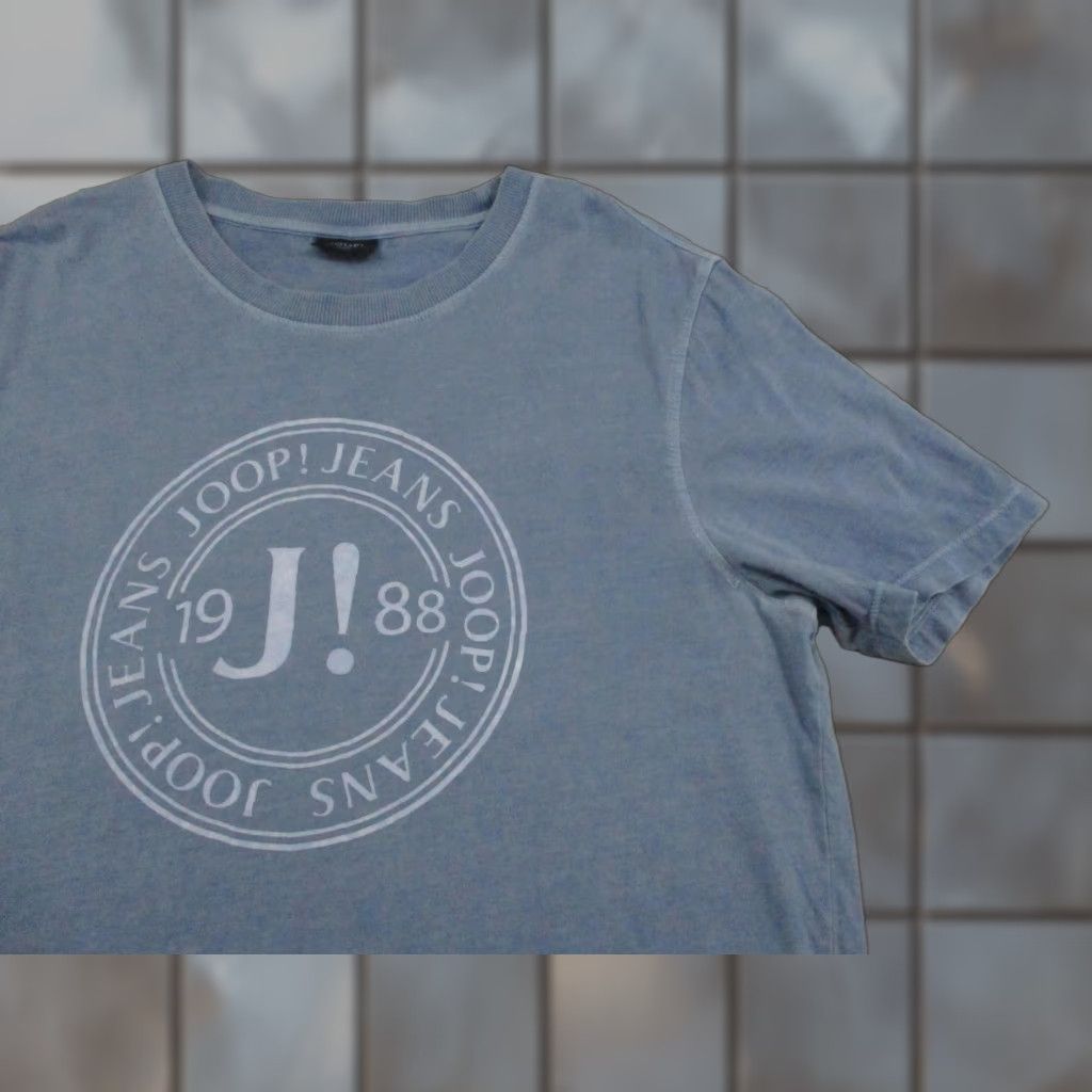 Vintage Joop Jeans Shirt Mens Large Blue Modern Fit 1988 J! Logo Graphic Tee Casual Size US L / EU 52-54 / 3 - 1 Thumbnail