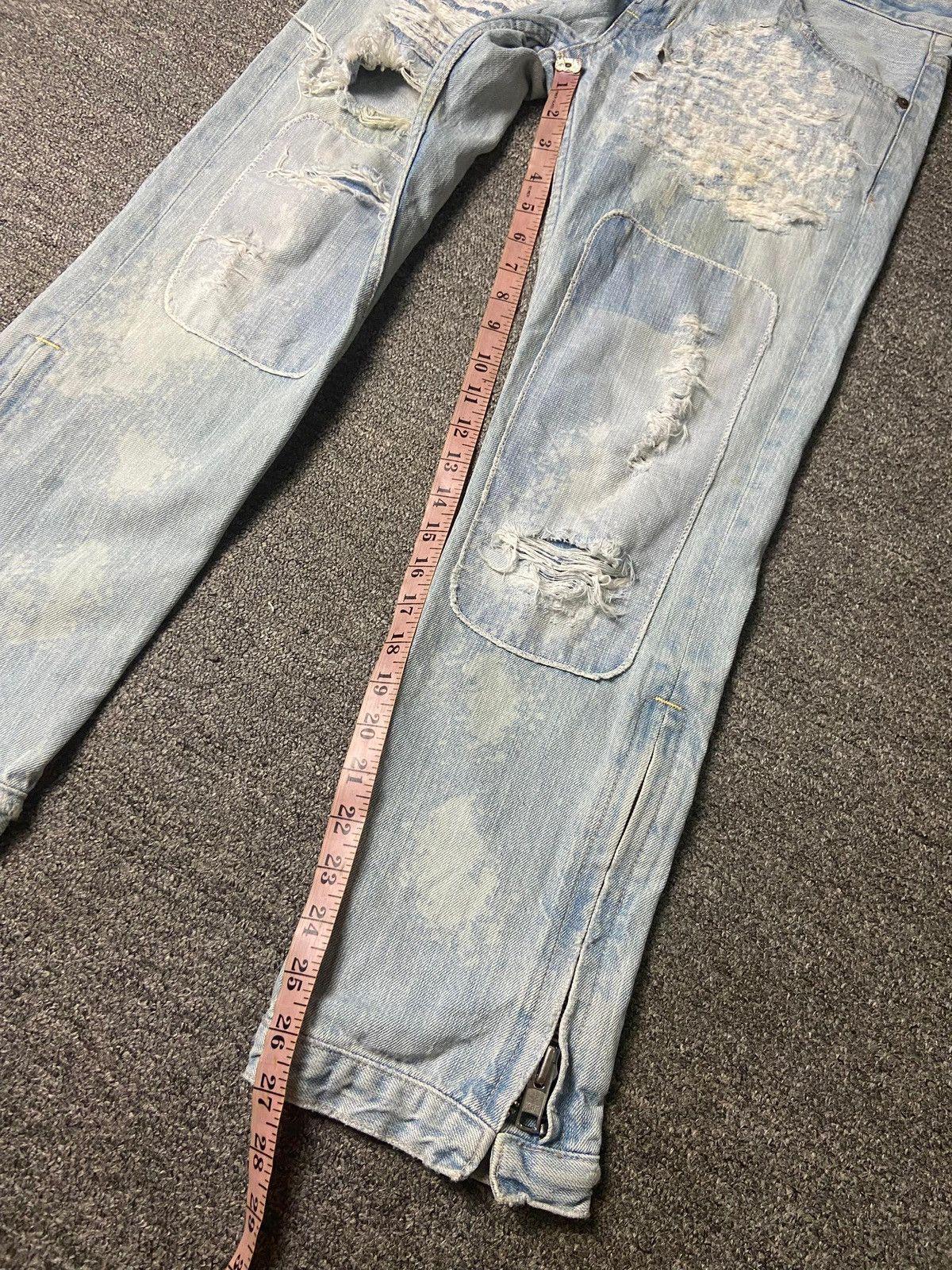 Japanese Brand RNA Brand Punk Distressed Denim Ripped Jeans (165) Size US 33 - 10 Thumbnail