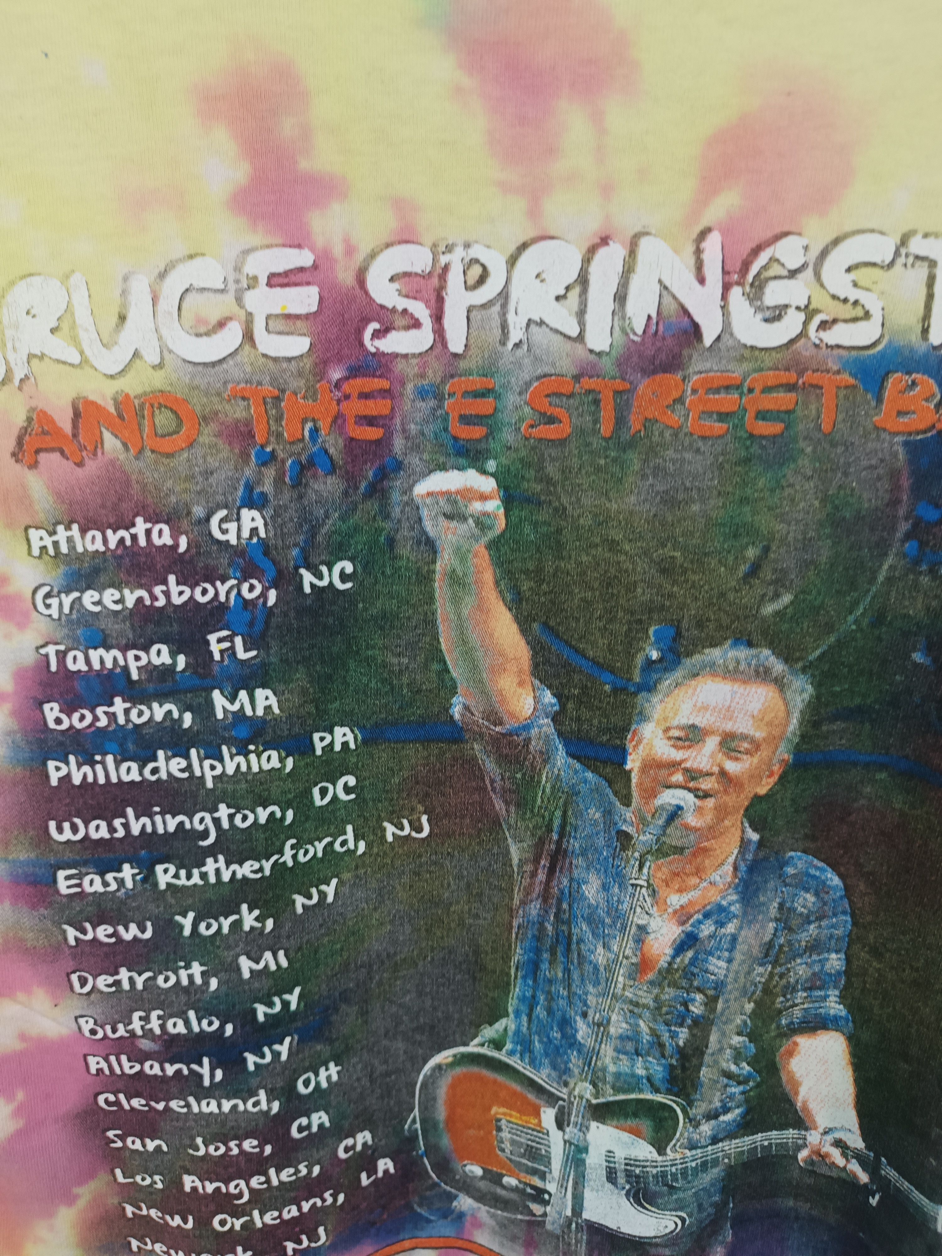 Band Tees VINTAGE 2012 BRUCE SPRINGSTEEN & E STREET BAND WRECKING BALL Size US M / EU 48-50 / 2 - 20 Thumbnail
