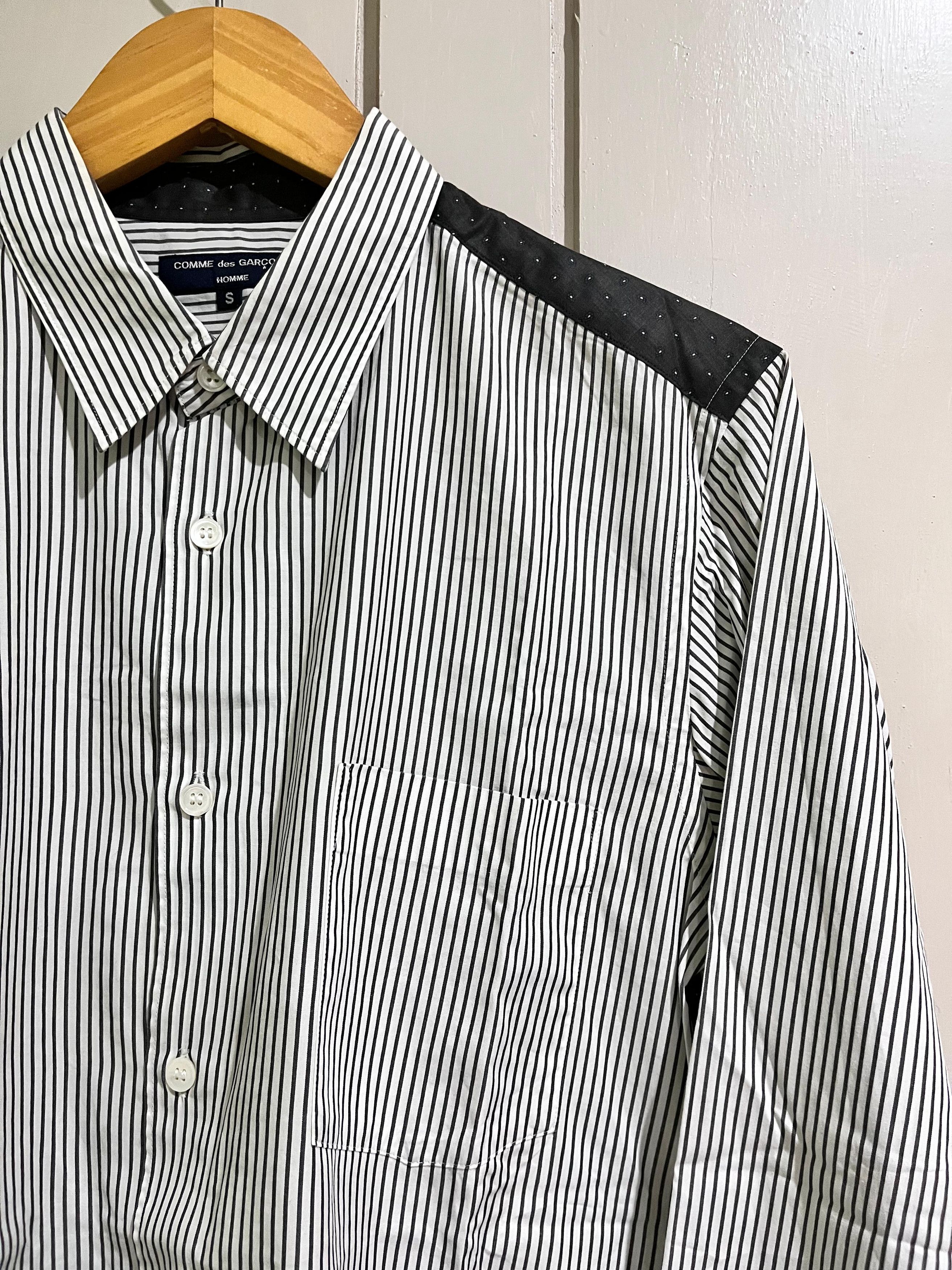 Comme des Garcons × Comme des Garcons Homme AD2010 Comme des garcons stripe line button up shirt Size US S / EU 44-46 / 1 - 5 Thumbnail