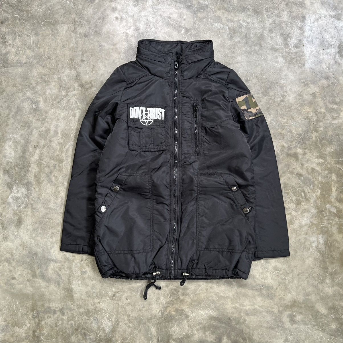 Hysteric Glamour 2000’s Ghost of Harlem Vkei Style Big Cross Jacket Size US M / EU 48-50 / 2 - 2 Thumbnail