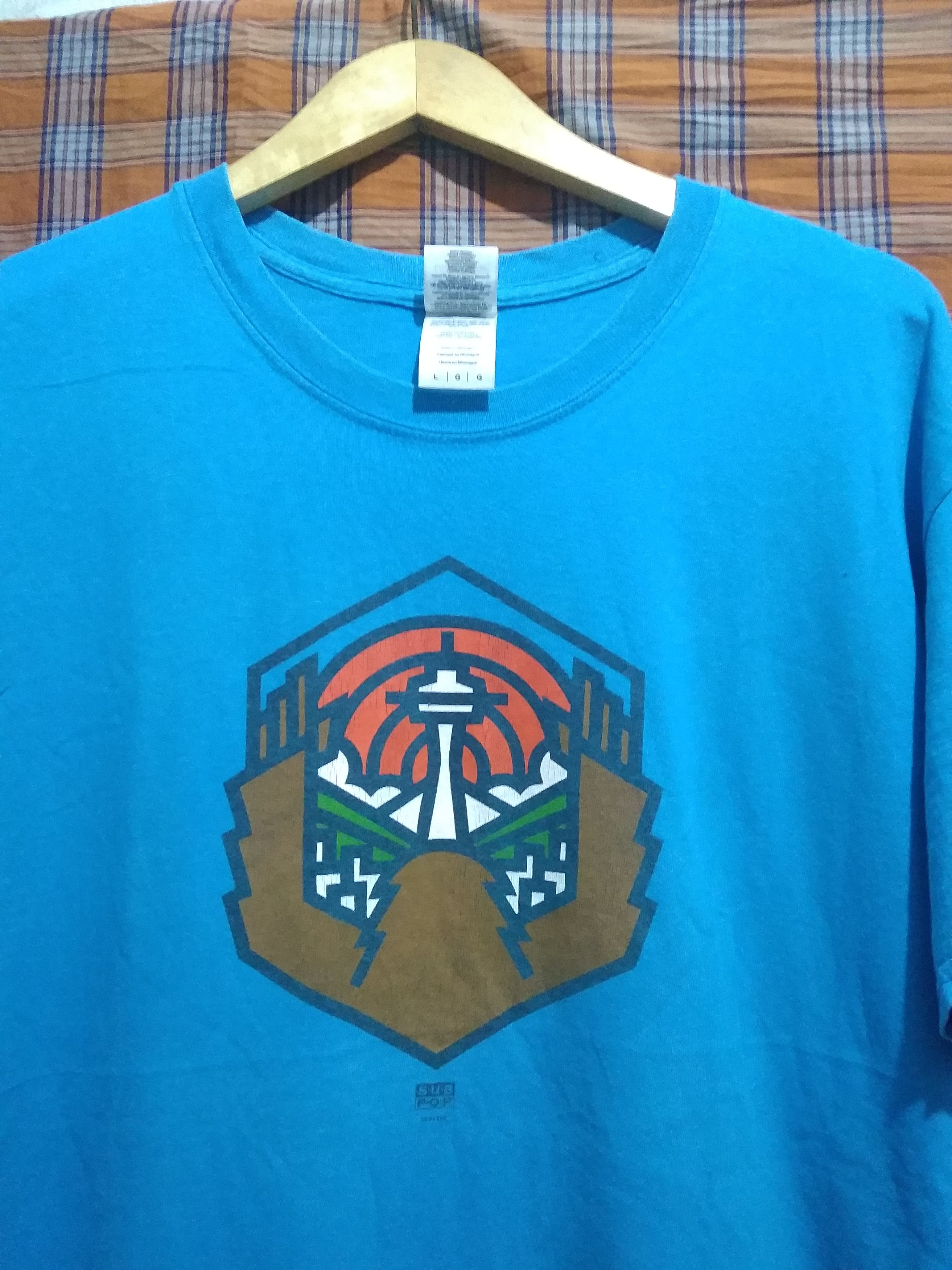 Band Tees × Nirvana × Vintage vintage SUB POP records Sasquatch Seattle skyline logo 🔥🔥 Size US L / EU 52-54 / 3 - 5 Thumbnail