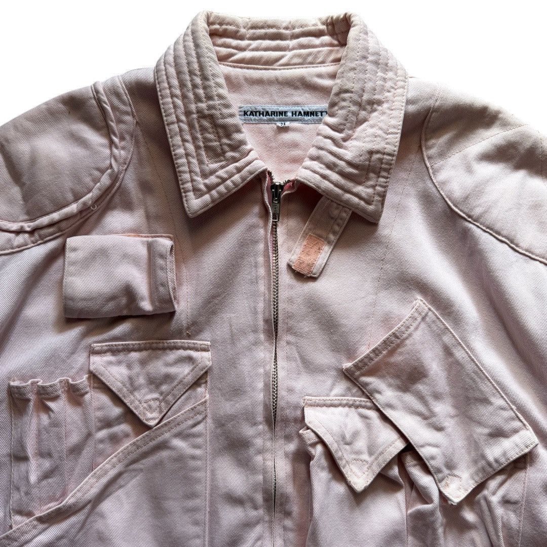 Katharine Hamnett London Katharine Hamnett Cargo Padded Bomber Jacket Size US L / EU 52-54 / 3 - 3 Thumbnail