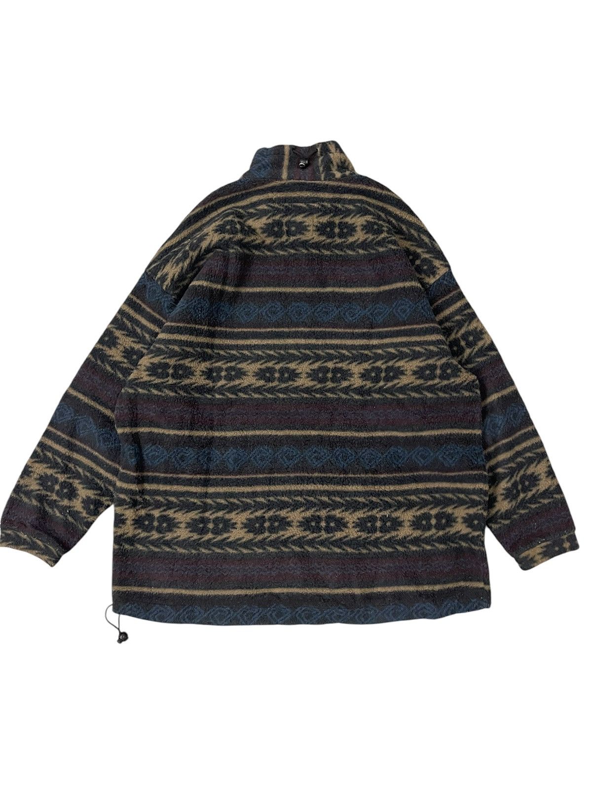 Jack Wolfskin Vintage Jack Wolfskins half zipper fleece printed pullover Size US L / EU 52-54 / 3 - 2 Thumbnail