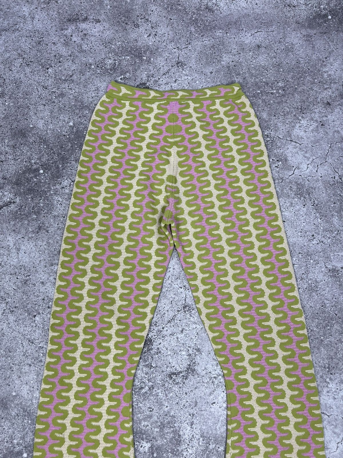Sandro Sandro Paris Guerin Flare Pants Knit Multicolor Size 26" / US 2 / IT 38 - 10 Thumbnail