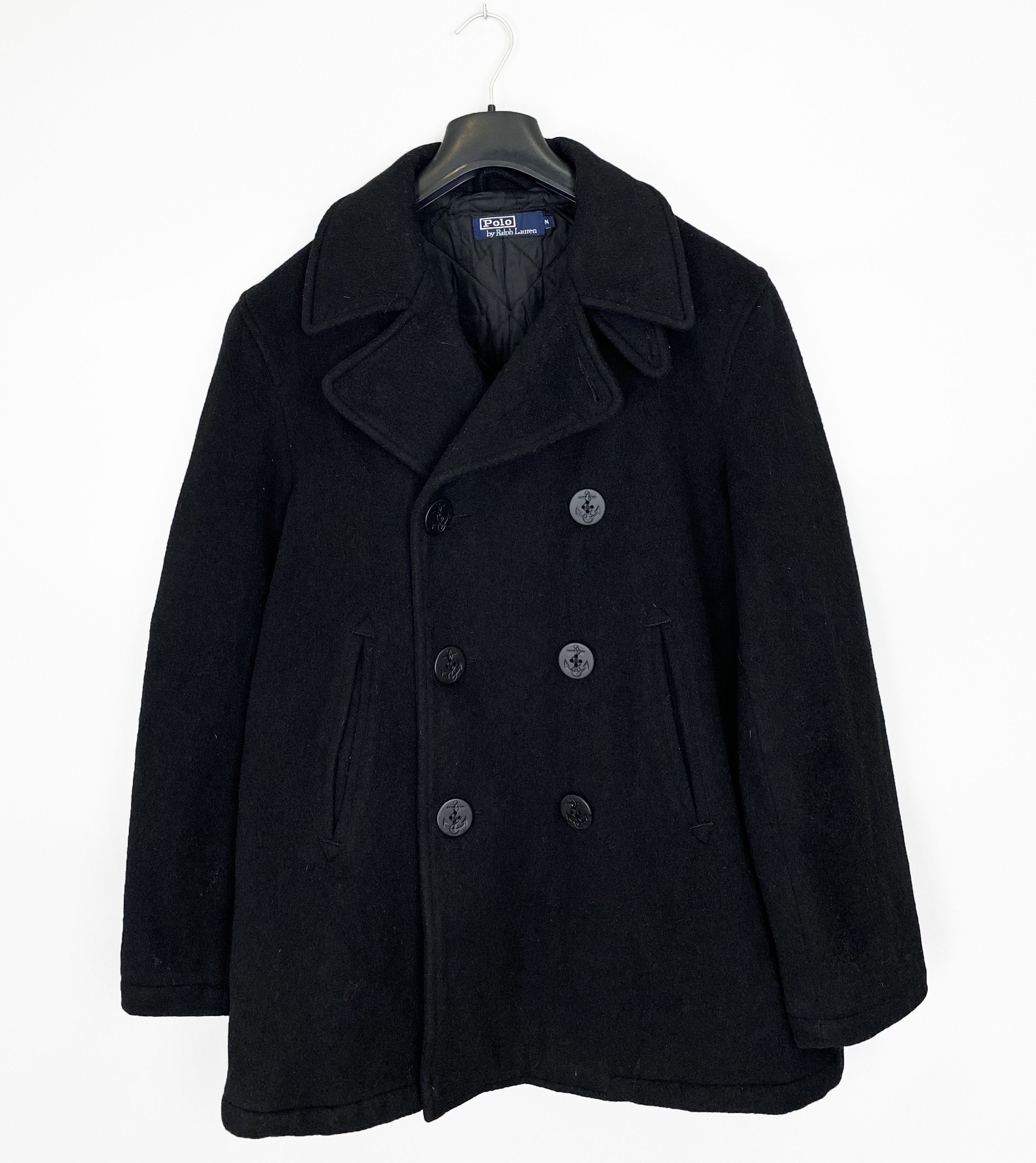Polo Ralph Lauren POLO RALPH LAUREN Wool Pea Coat Jacket Double Breasted Size US M / EU 48-50 / 2 - 1 Thumbnail