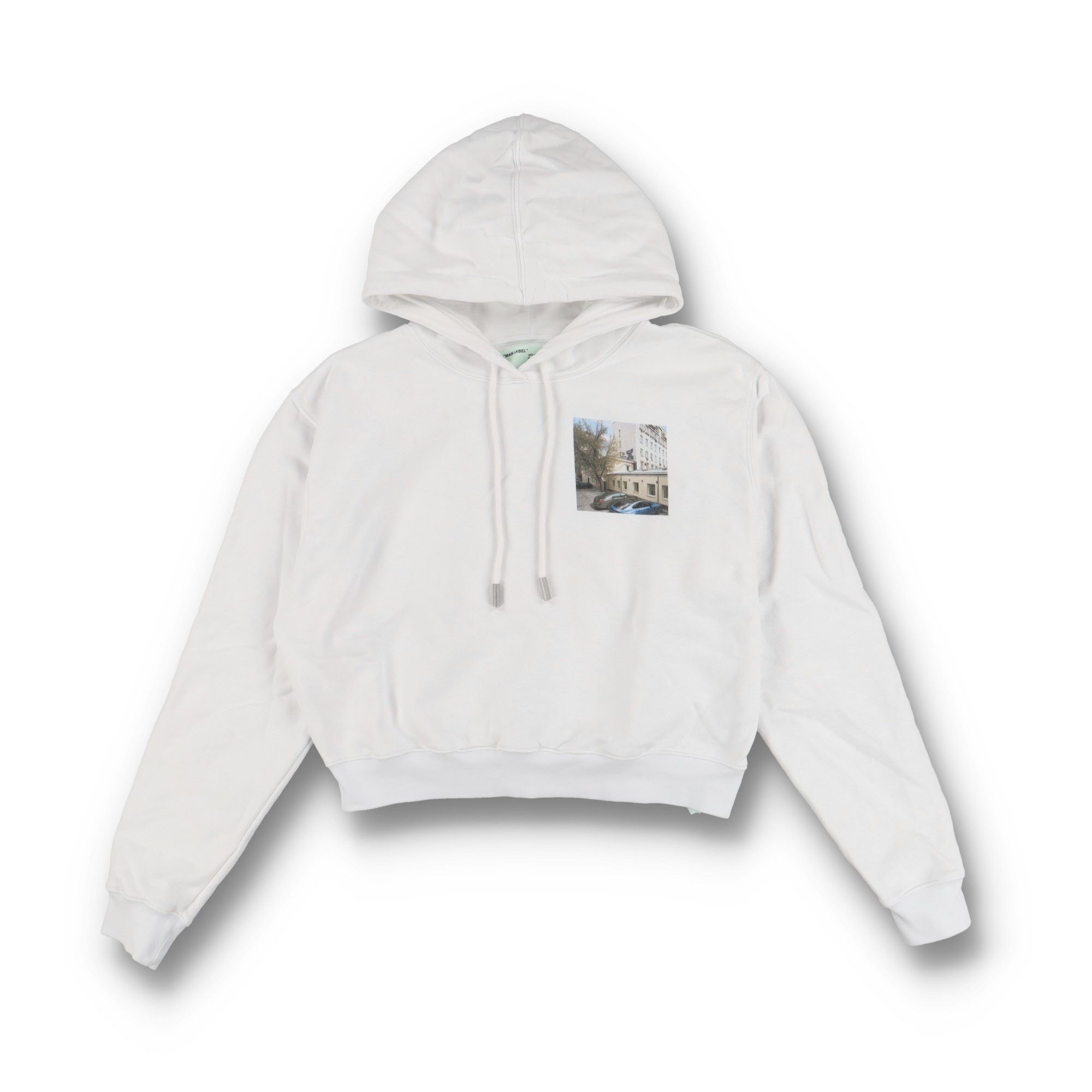 Off-White x KM20 White Logo Hoodie Size M / US 6-8 / IT 42-44 - 3 Thumbnail