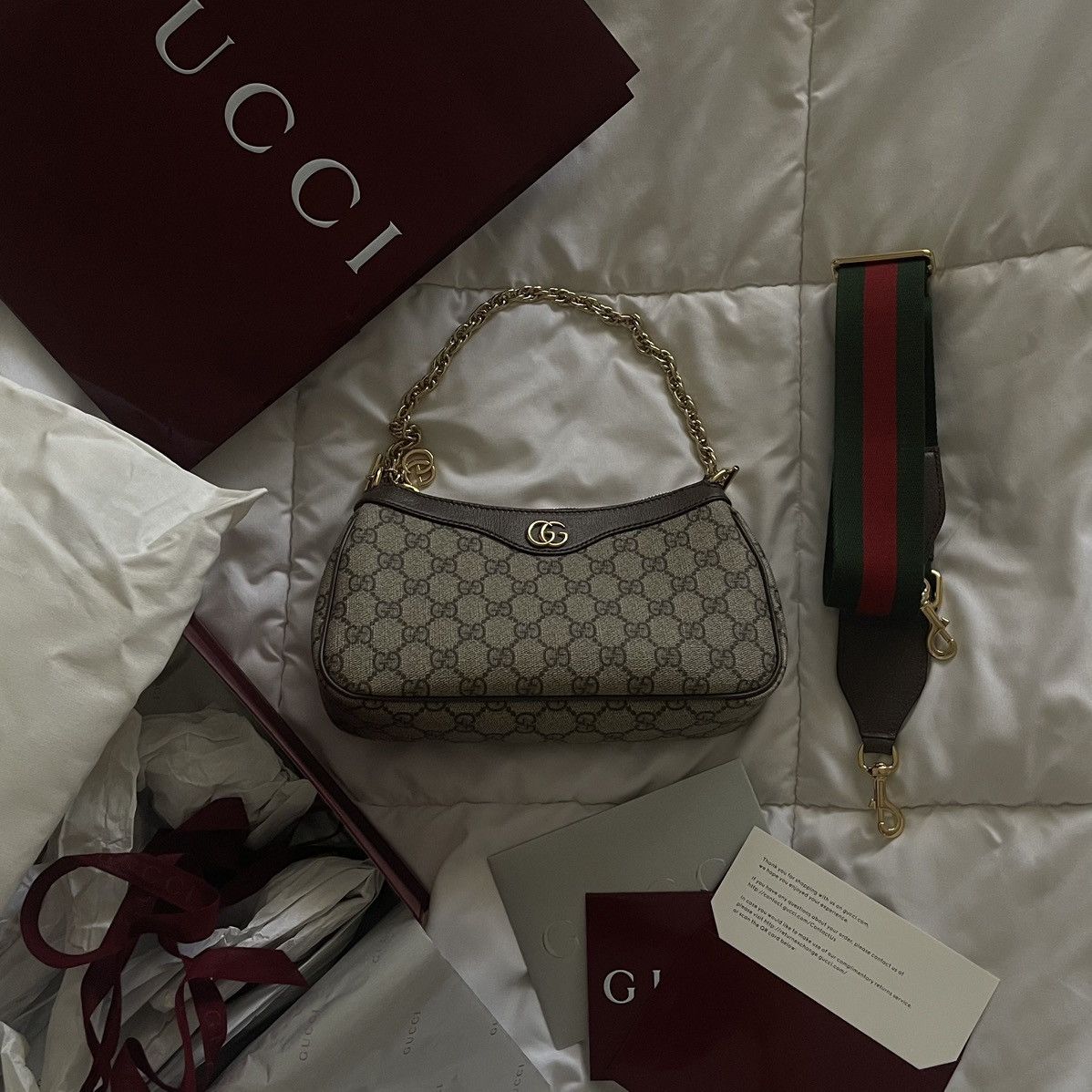 Gucci Small Gucci Ophidia Shoulder Bag Size ONE SIZE - 3 Thumbnail