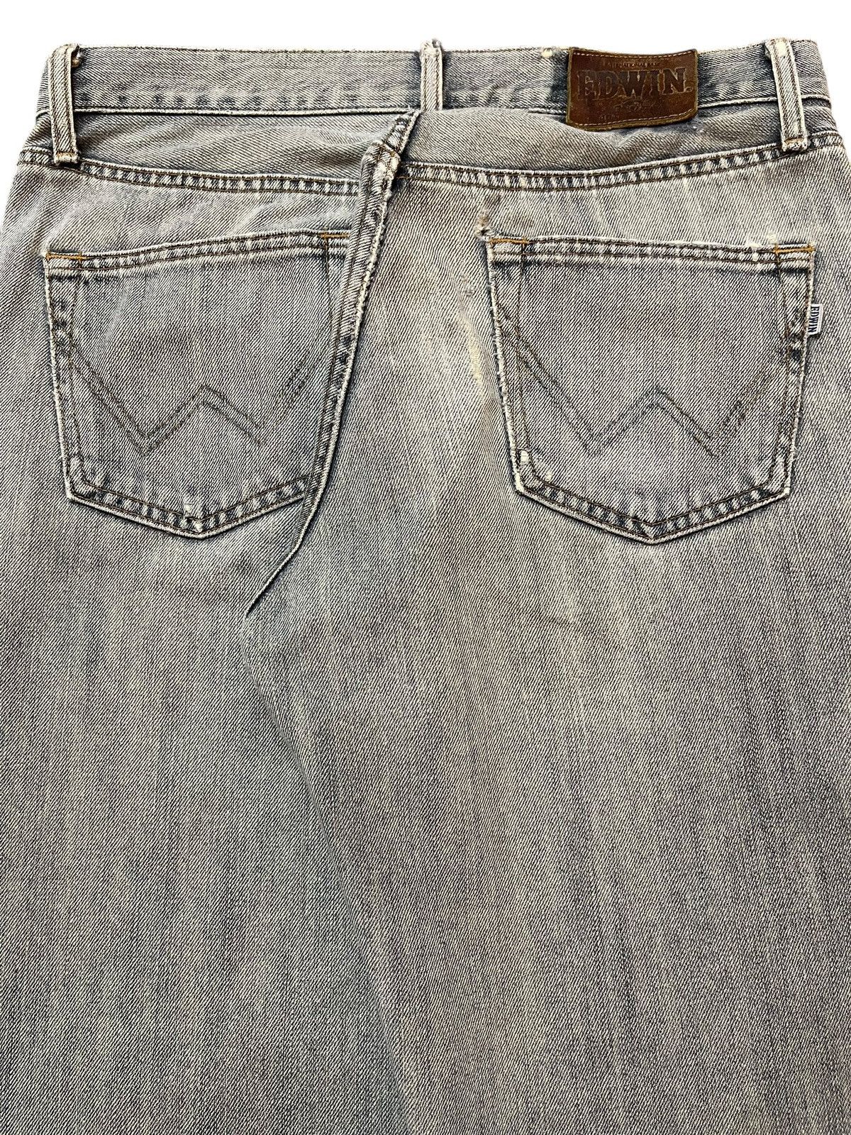 Edwin Vintage Edwin 404 Light Wash Faded Style Baggy Jeans Size US 32 / EU 48 - 6 Thumbnail