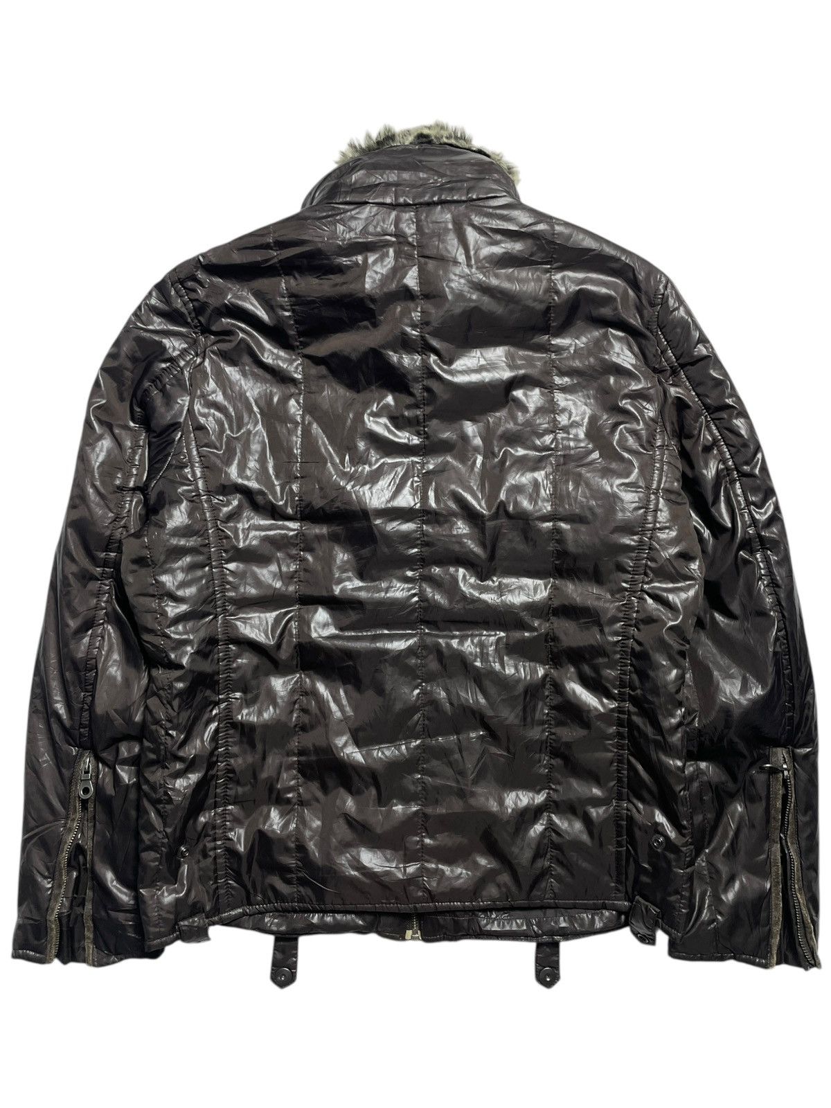 14th Addiction 2000’s Mossimo - Bikers Trim Fur Puffer Jacket Size US M / EU 48-50 / 2 - 19 Thumbnail