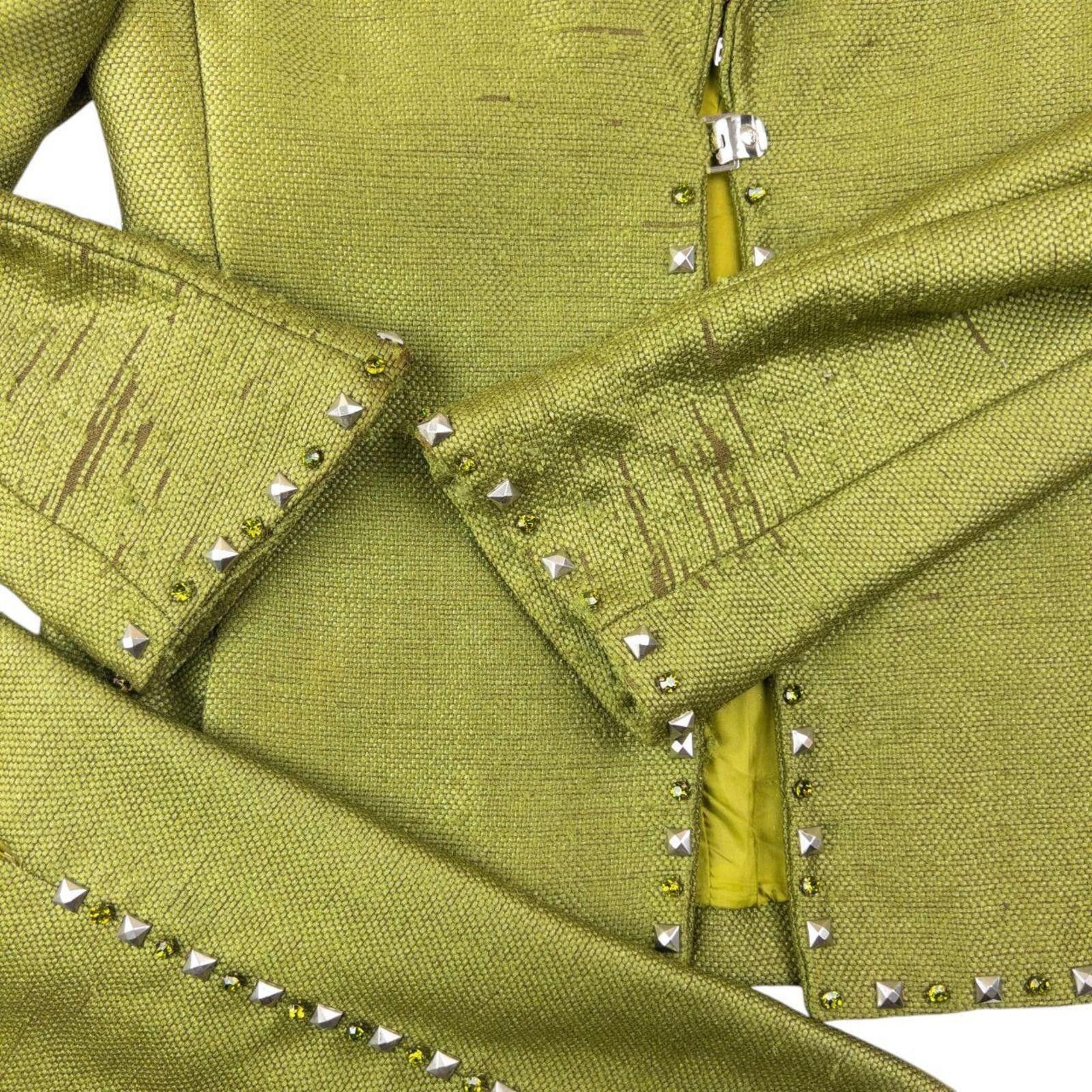 Versace Vintage 90s Gianni Versace Jacket & Skirt Suit Set Size XS Size XS / US 0-2 / IT 36-38 - 8 Thumbnail