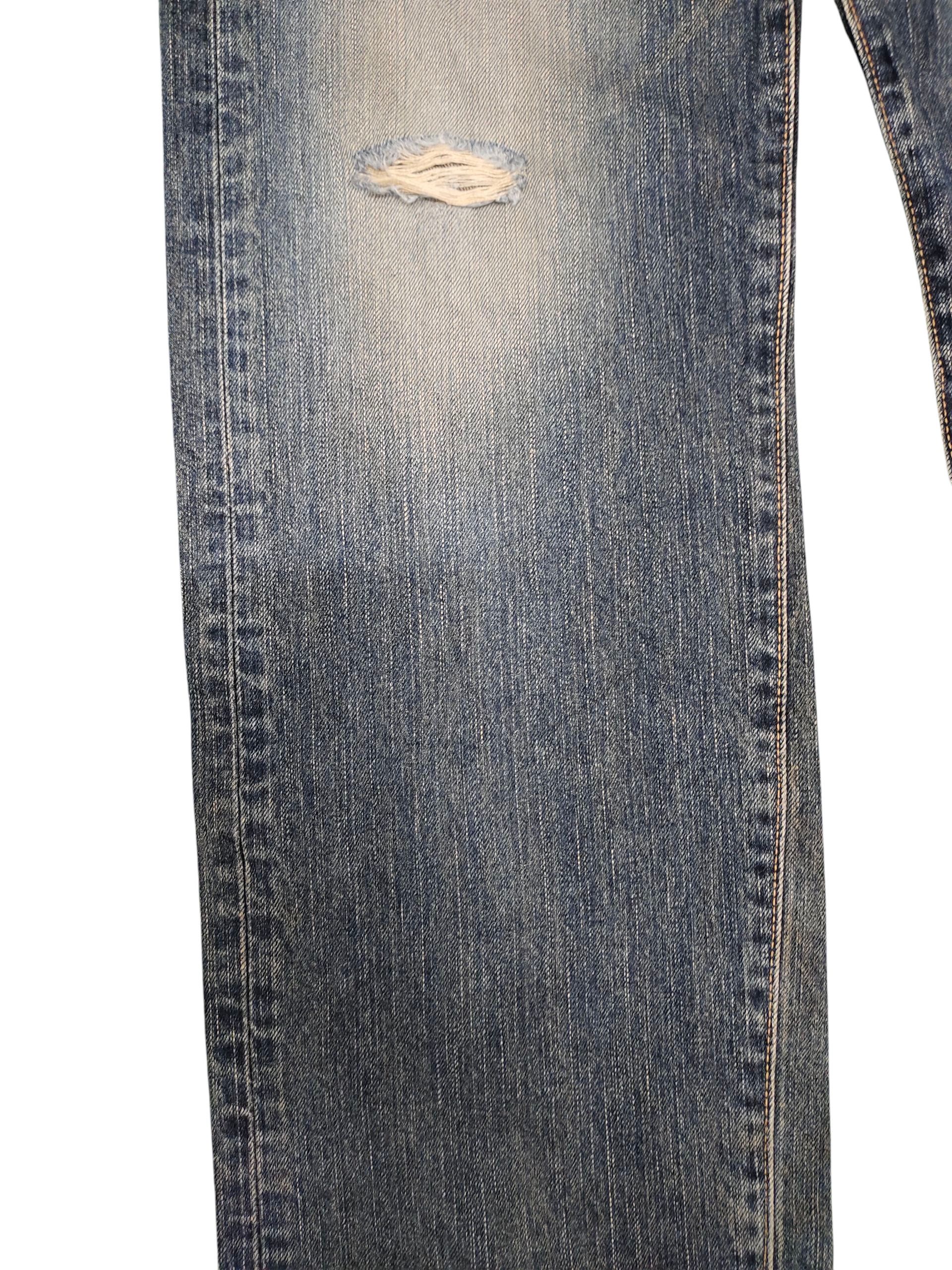 Comme des Garcons × Undercover Loose Jeans Edwin Xv 445 Clawmark Distress Denim Wide Leg Size US 32 / EU 48 - 4 Thumbnail