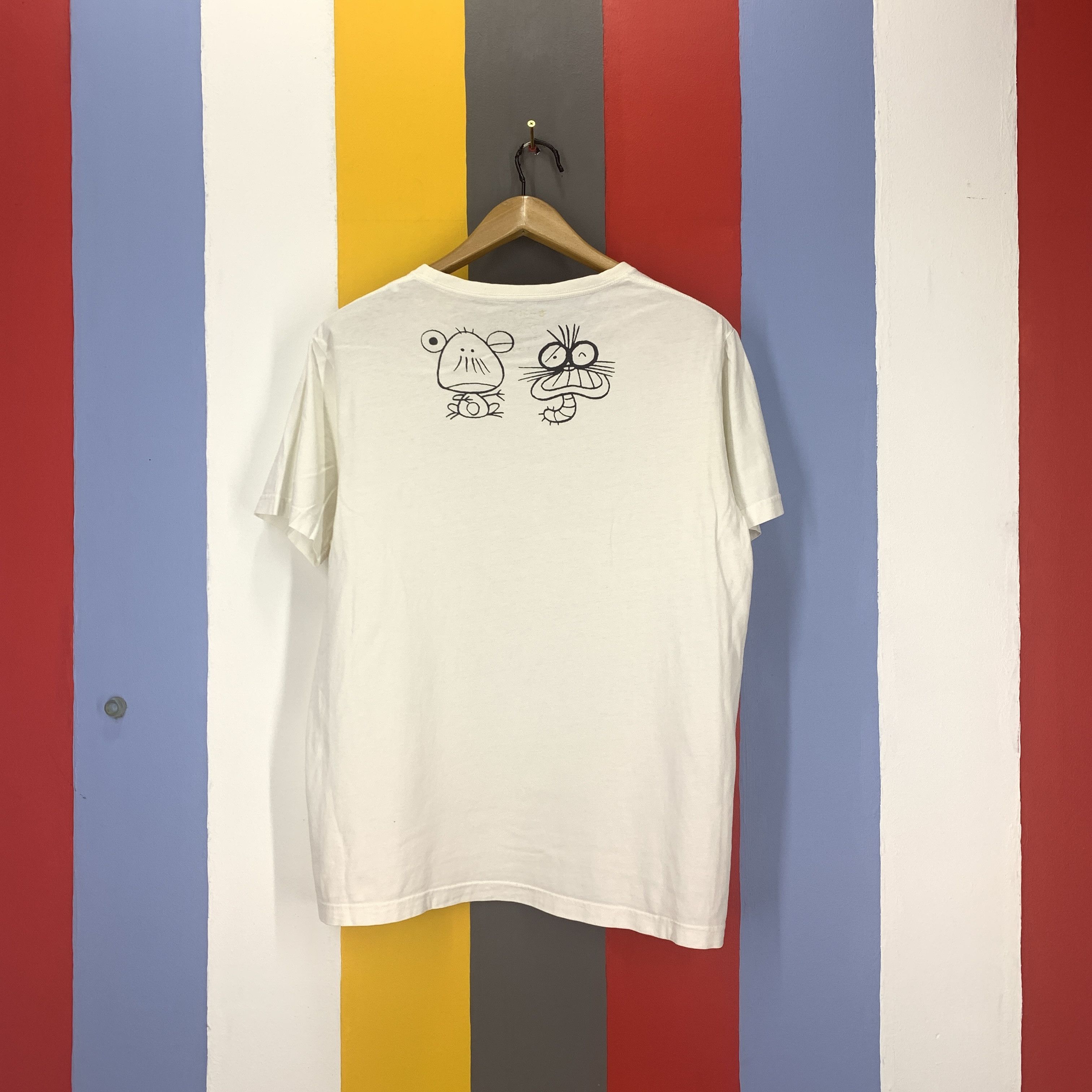 Anime FUJIO AKATSUKA Manga Taizen Crew Neck T Shirt #1817/08 Size US L / EU 52-54 / 3 - 9 Thumbnail