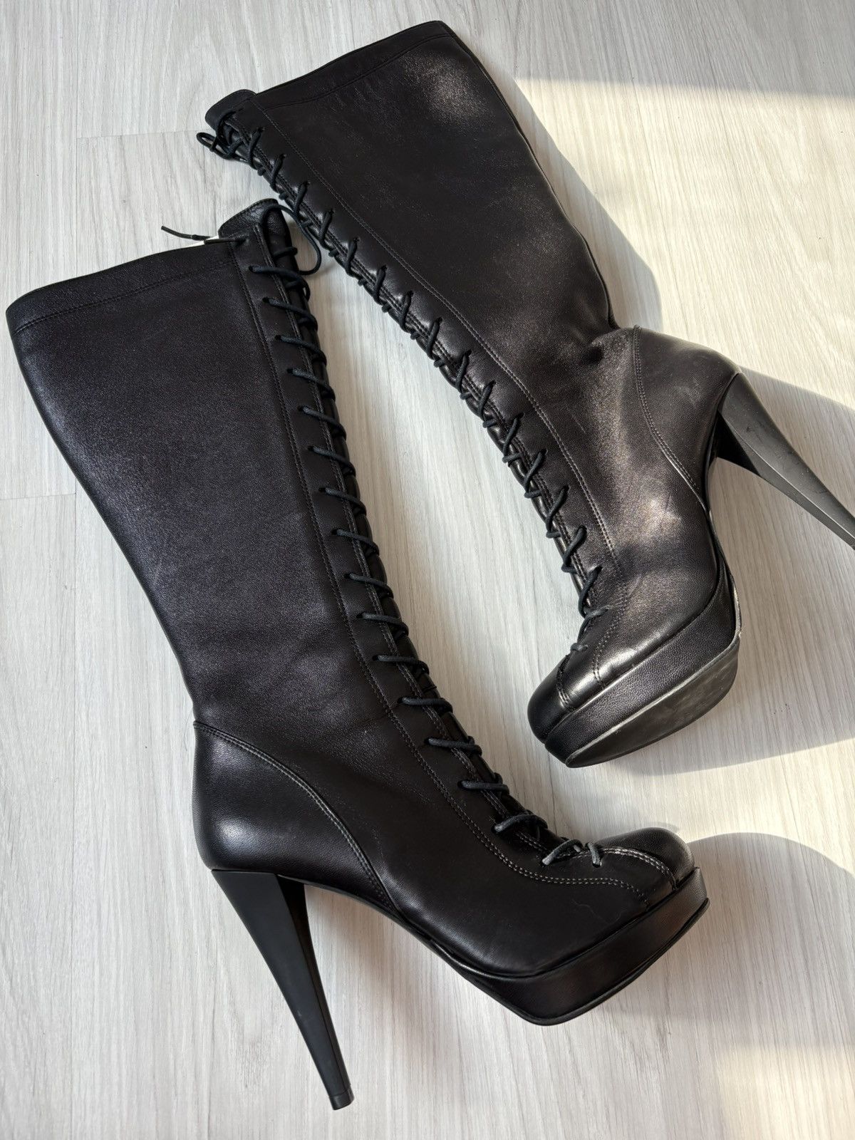 Vintage y2k leather boots Size US 9.5 / IT 39.5 - 11 Thumbnail