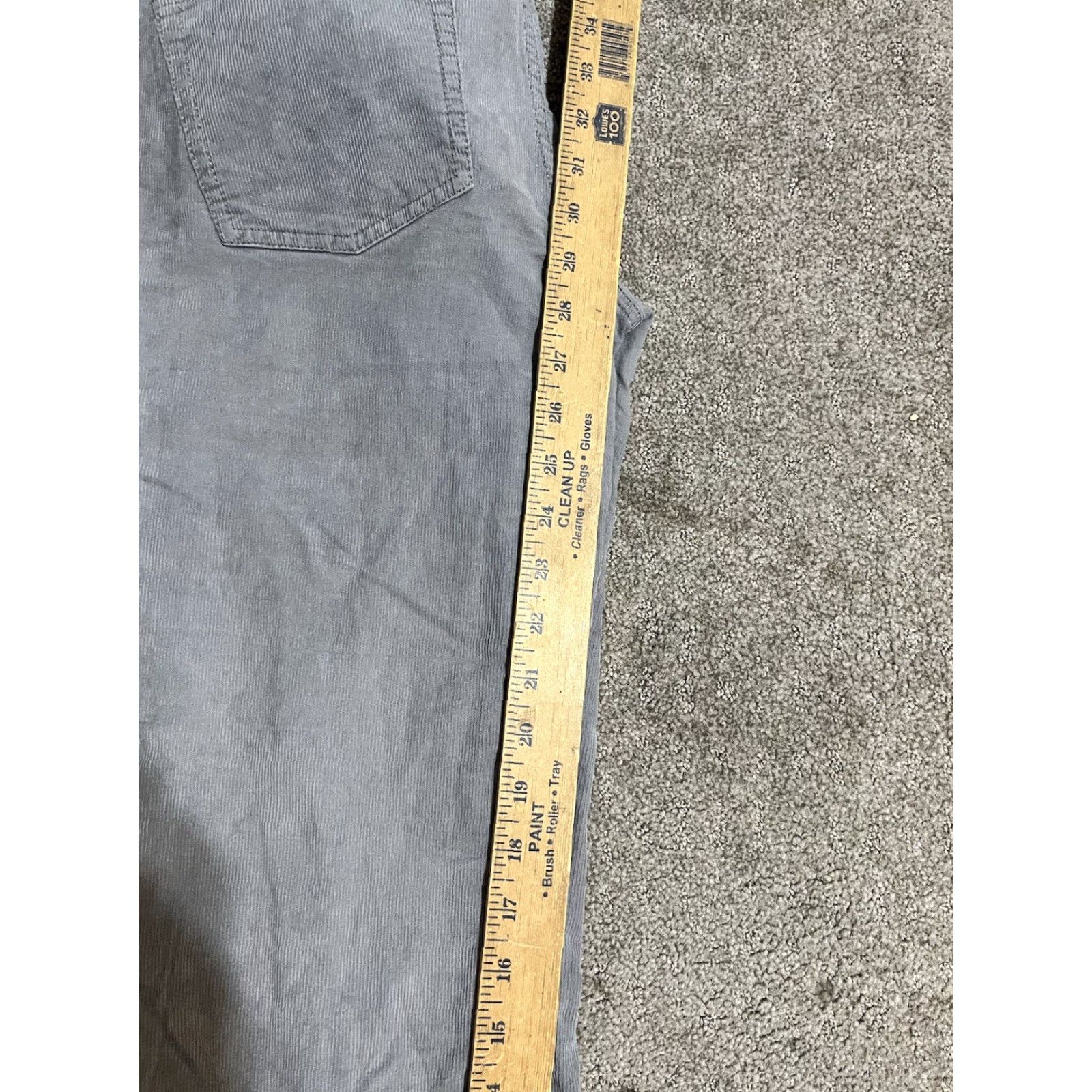 J.Crew J.CREW Pants Women Corduroy Gray 29 Straight Ankle Casual VINTAGE City Womens Size 29" - 7 Thumbnail