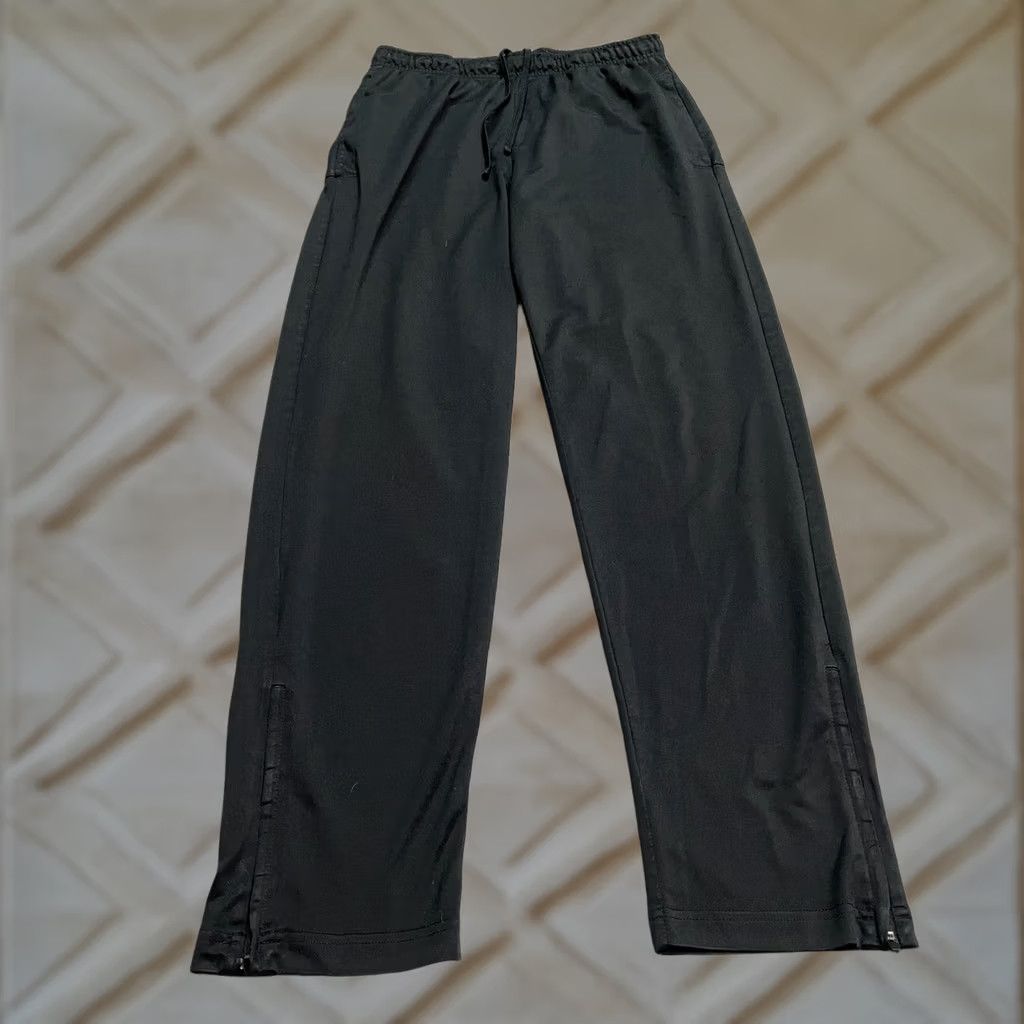 Vintage Xersion Active Pants Mens M Black Straight Ankle Zip Elastic Outdoor 28x31 Pants Size US 31 - 1 Thumbnail