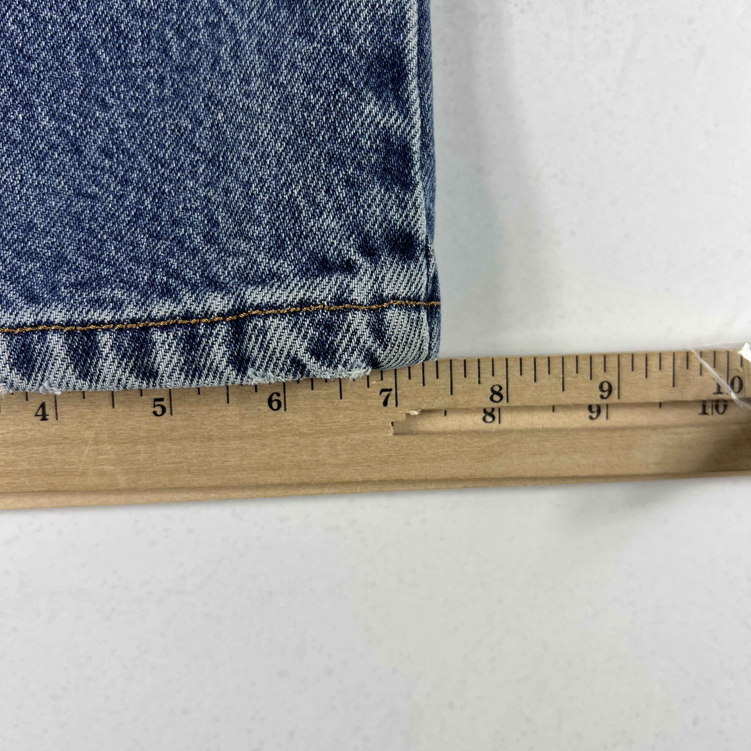 Levi's × Vintage Y2K Levi's Jean 505 Straight Blue Faded Grunge Cotton Denim Size US 33 - 18 Thumbnail