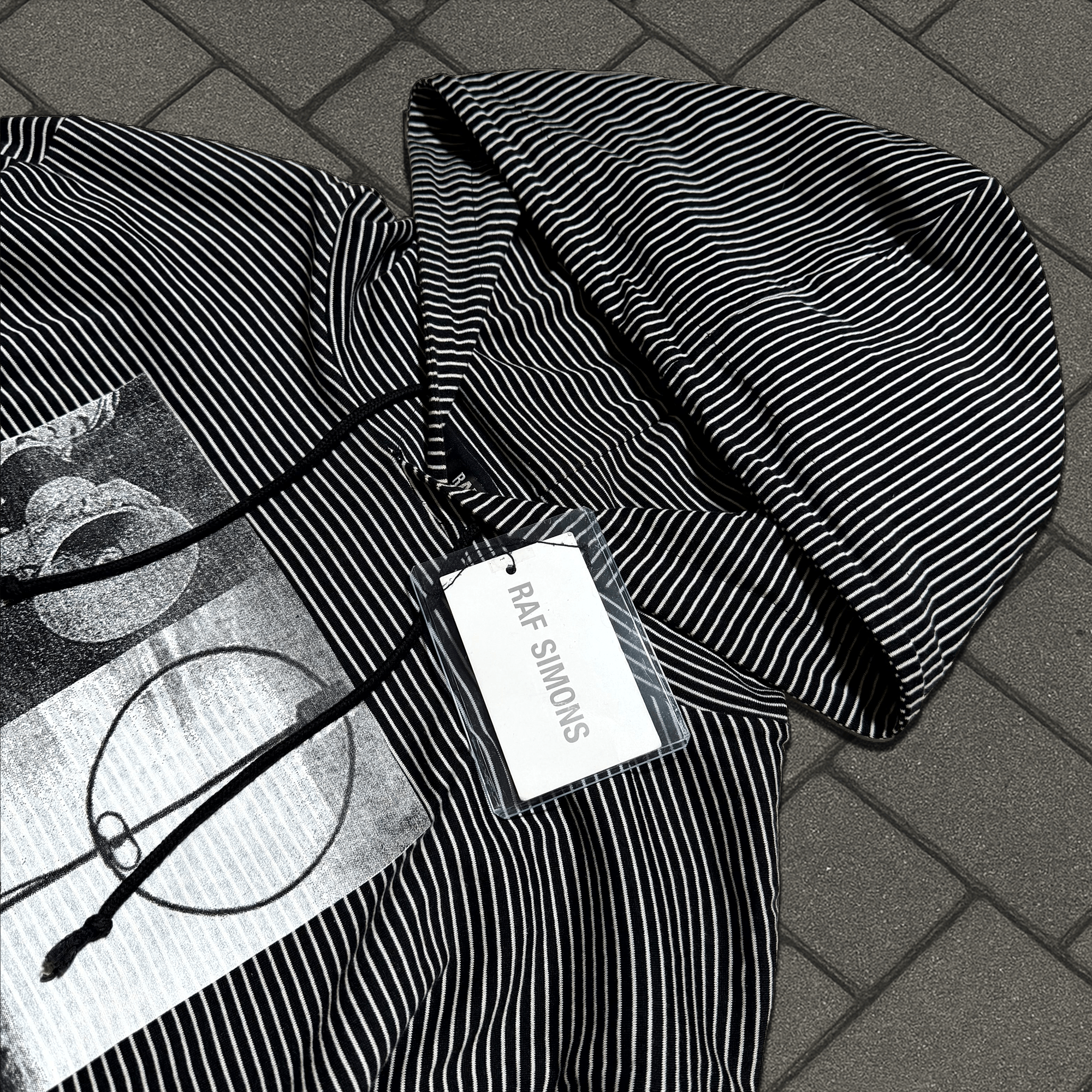 Raf Simons SS05 Raf Simons Avant Garde Striped Hoodie Size US M / EU 48-50 / 2 - 3 Thumbnail