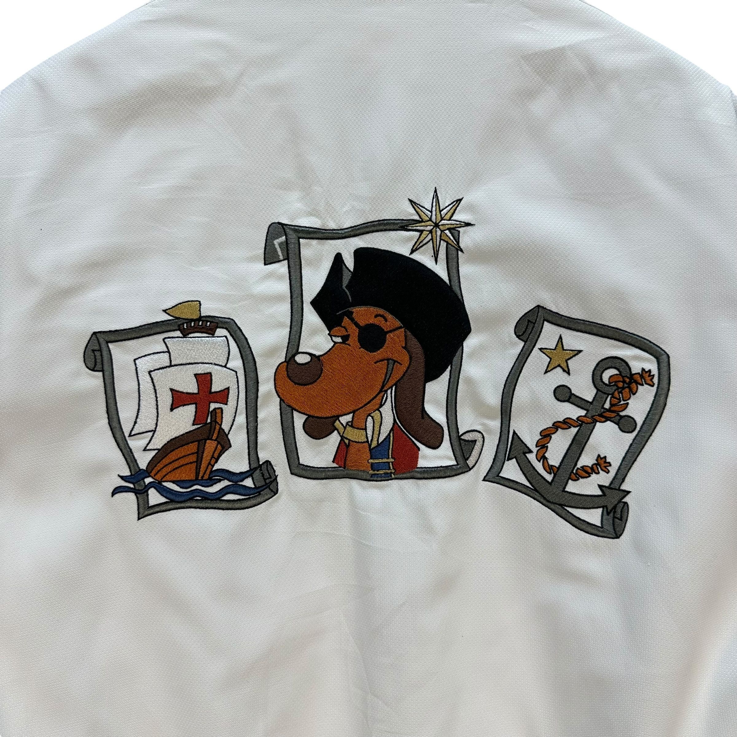 Japanese Brand GENCA SPORTS Pirates Embroidery Logo Bomber Jacket #A42-0963 Size US M / EU 48-50 / 2 - 2 Thumbnail