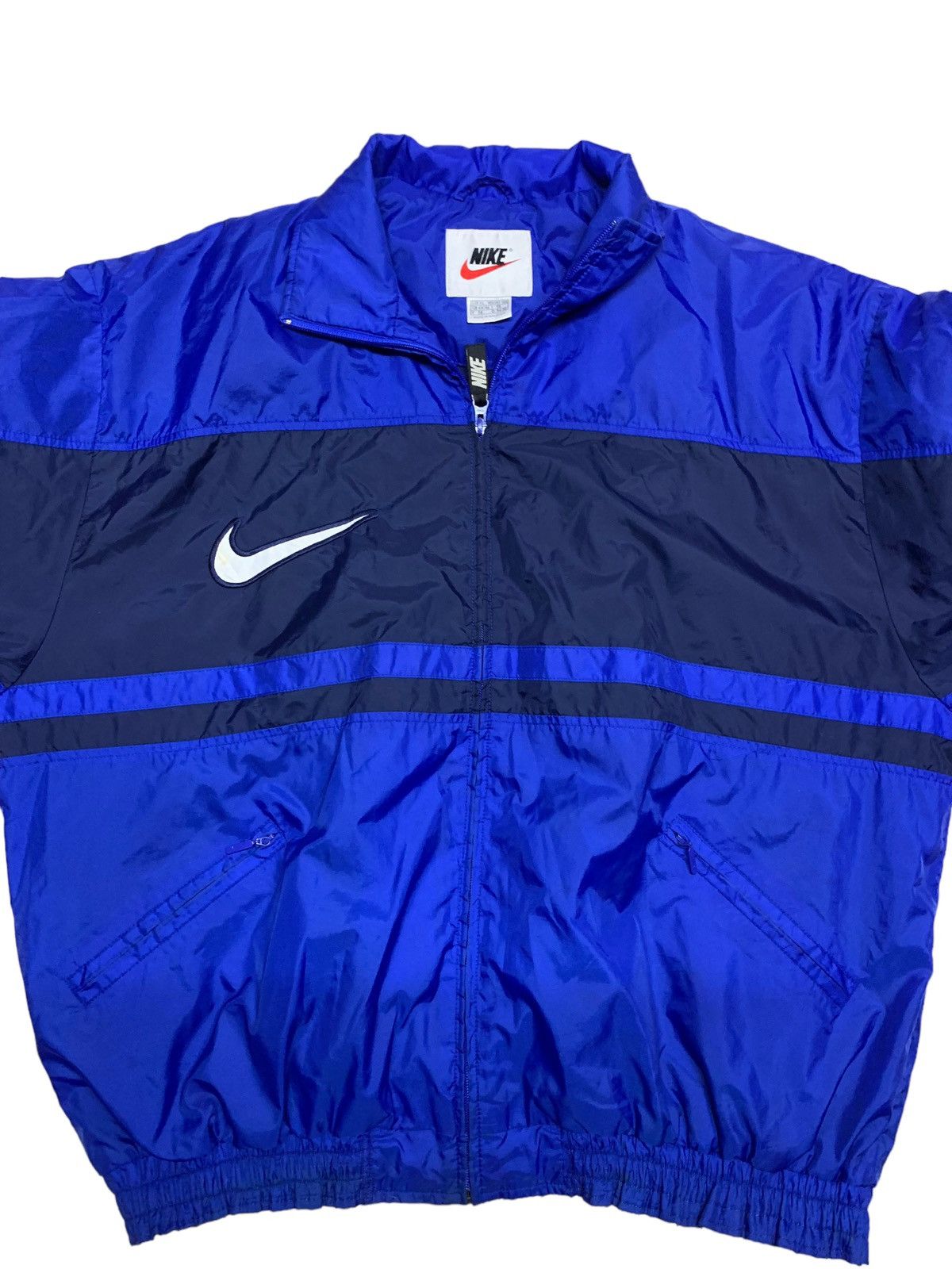 Nike × Vintage Vintage Nike windbreaker big logo Size US XL / EU 56 / 4 - 8 Thumbnail