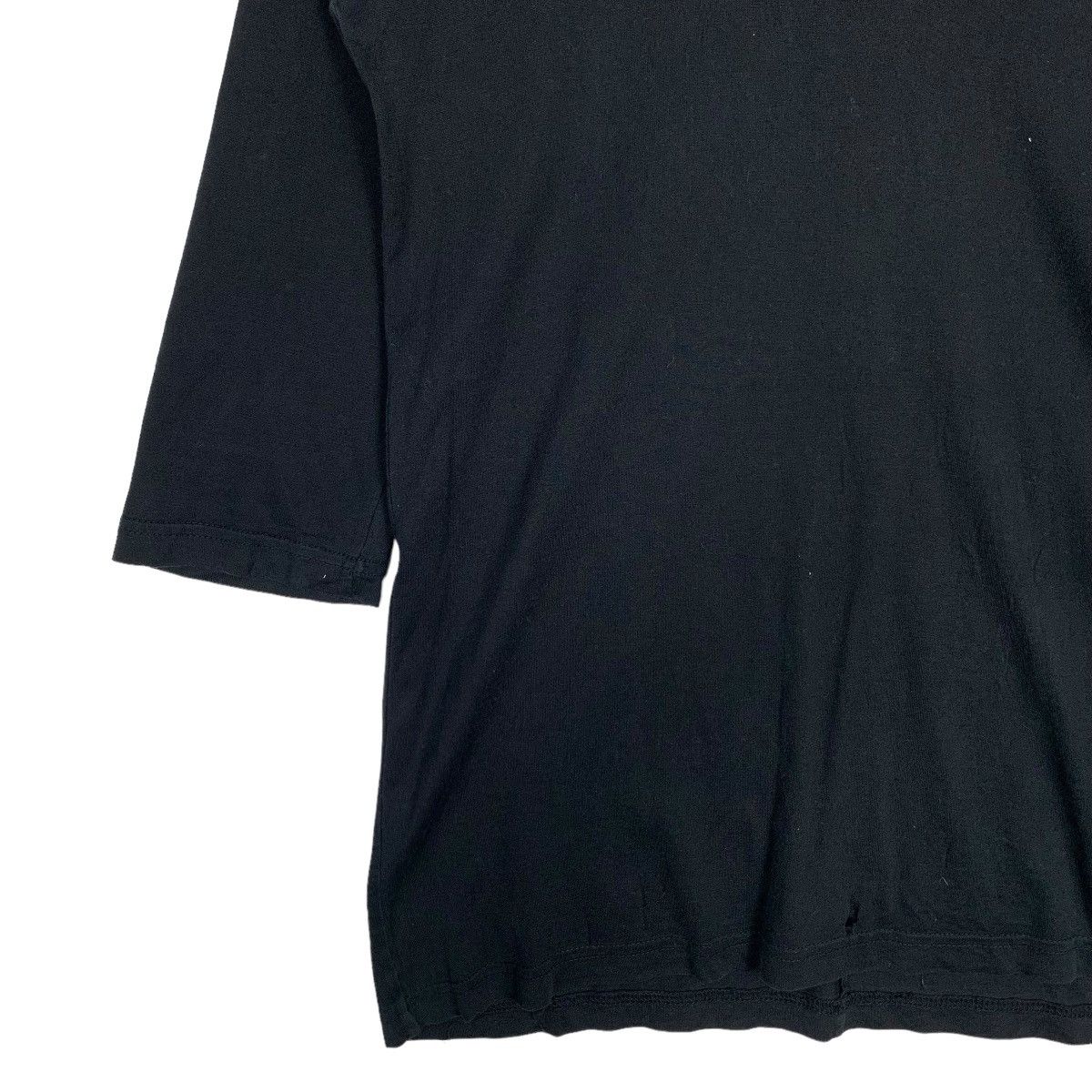 Attachment ATTACHMENT Black Plain V Neck Raglan Shirt #0342-C16 Size US M / EU 48-50 / 2 - 4 Thumbnail