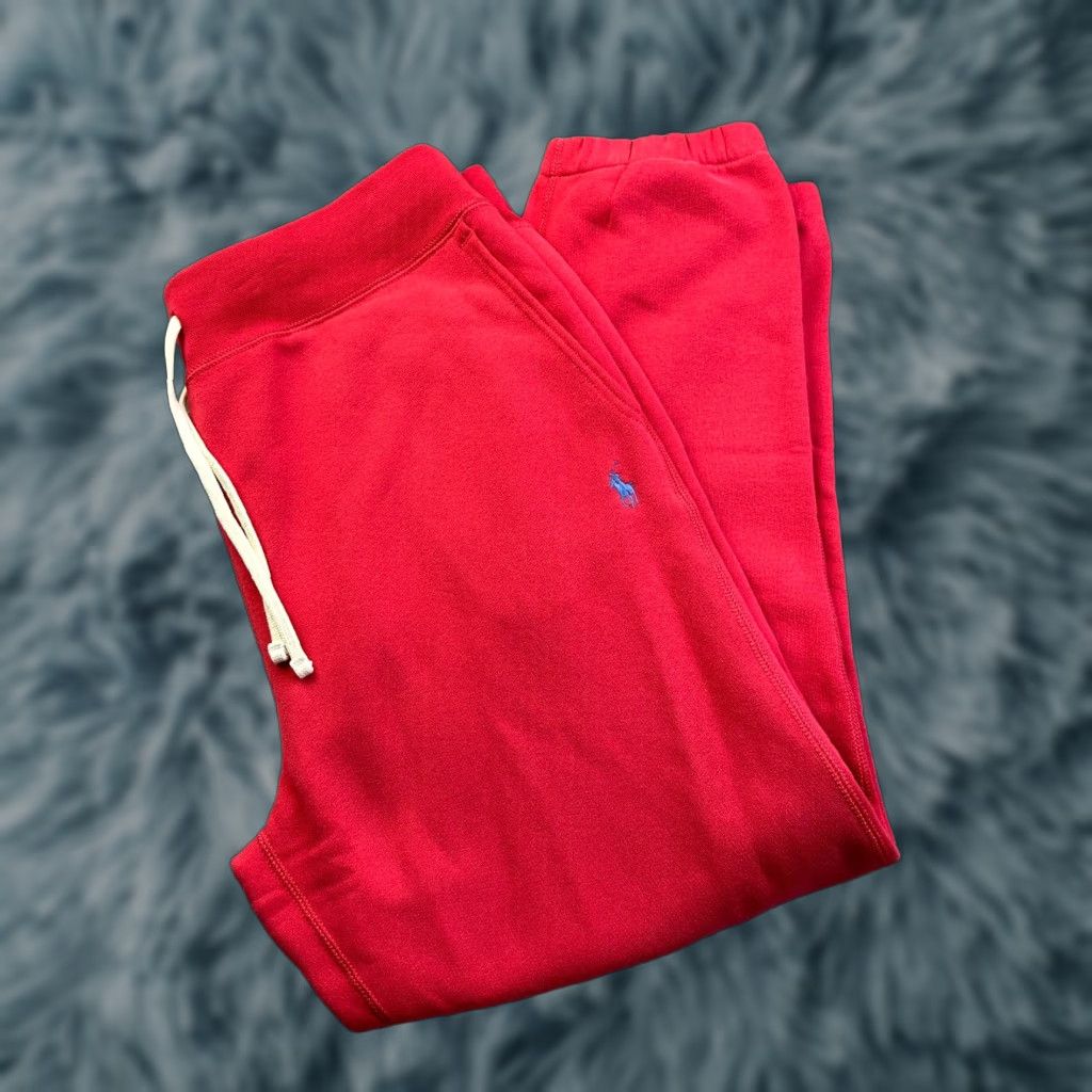 Polo Ralph Lauren Polo Ralph Lauren Pants Mens Extra Large Red Sweatpants Pony Cuffed Size US XL / EU 56 / 4 - 1 Thumbnail