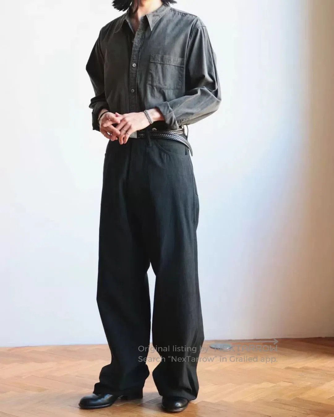 D.TT.K T.T LOT.106 Narrow Collar Shirt. Size US M / EU 48-50 / 2 - 4 Thumbnail