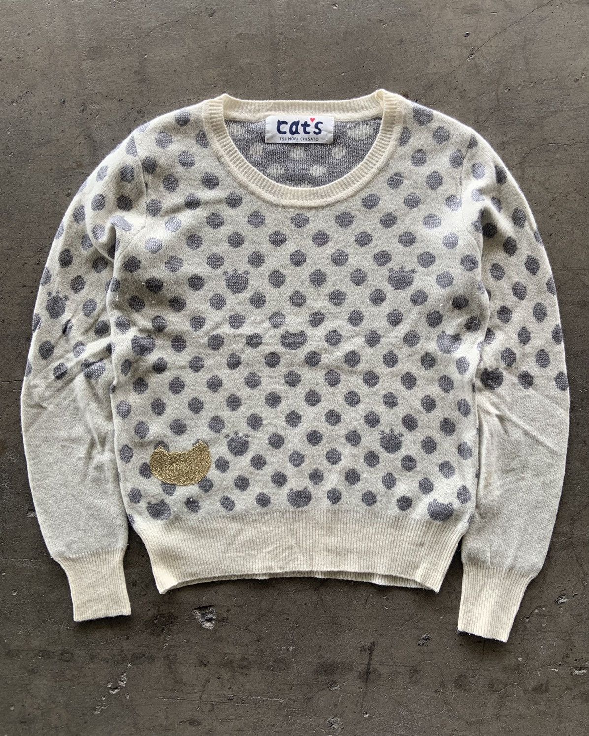 Issey Miyake × Japanese Brand × Tsumori Chisato Issey Miyake Cats Tsumori Chisato Knited Sweater Size M / US 6-8 / IT 42-44 - 1 Thumbnail