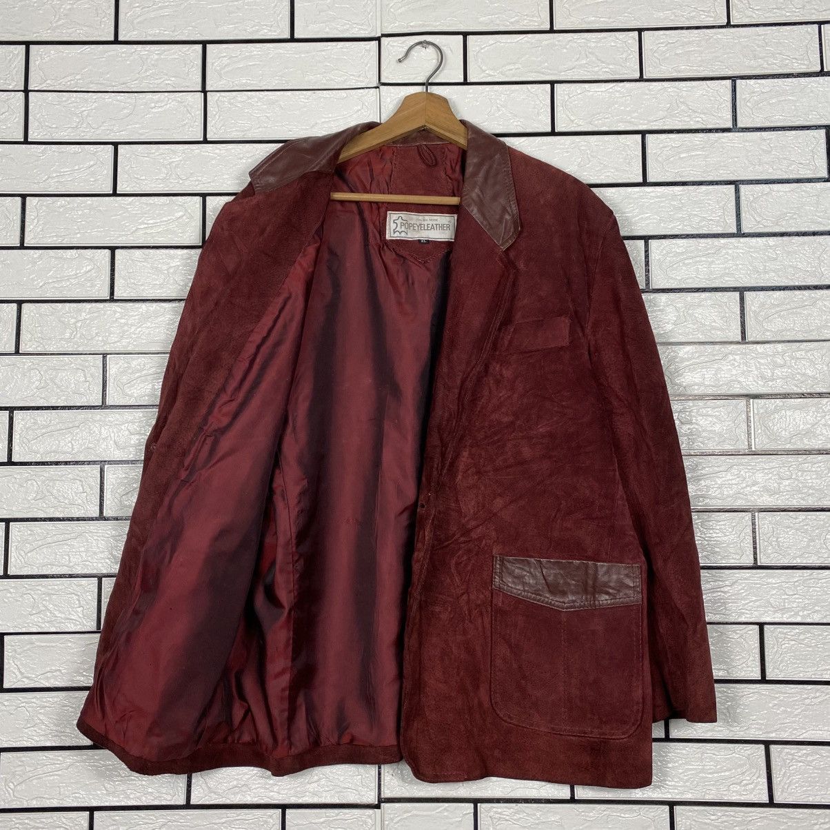 Japanese Brand 📌Vintage Genuine Leather Jacket Poyeyeleather Issey Miyake Size US XL / EU 56 / 4 - 12 Thumbnail