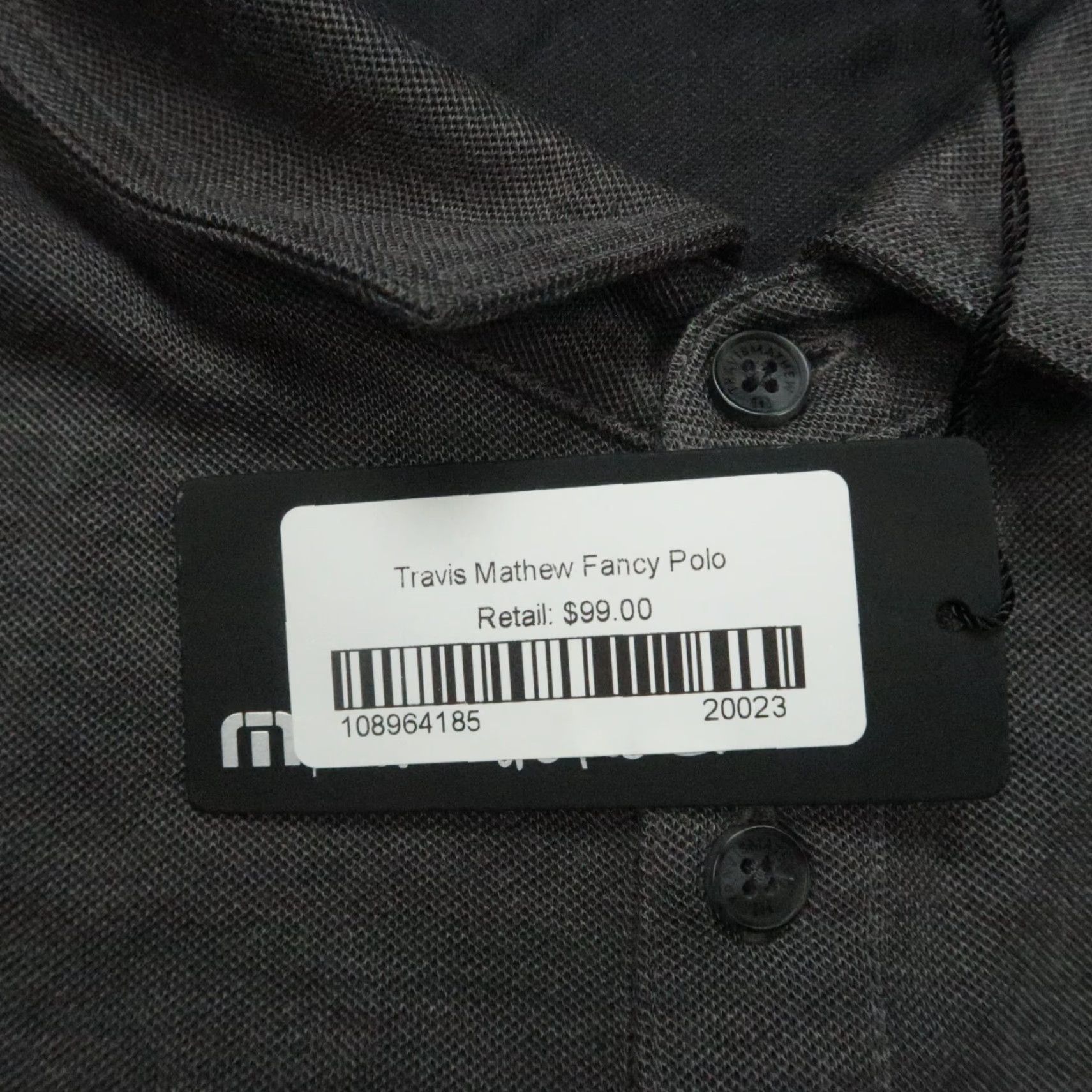 TravisMathew Travis Mathew Shirt Men XL Gray Polo Size US XL / EU 56 / 4 - 4 Thumbnail
