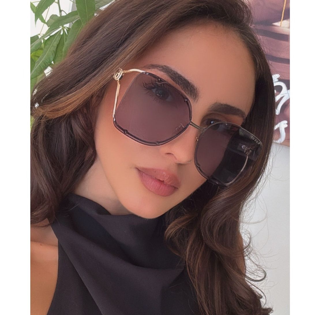 Gucci NEW Gucci GG1713SA Rimless Oversized Square Sunglasses $695 Size ONE SIZE - 1 Thumbnail