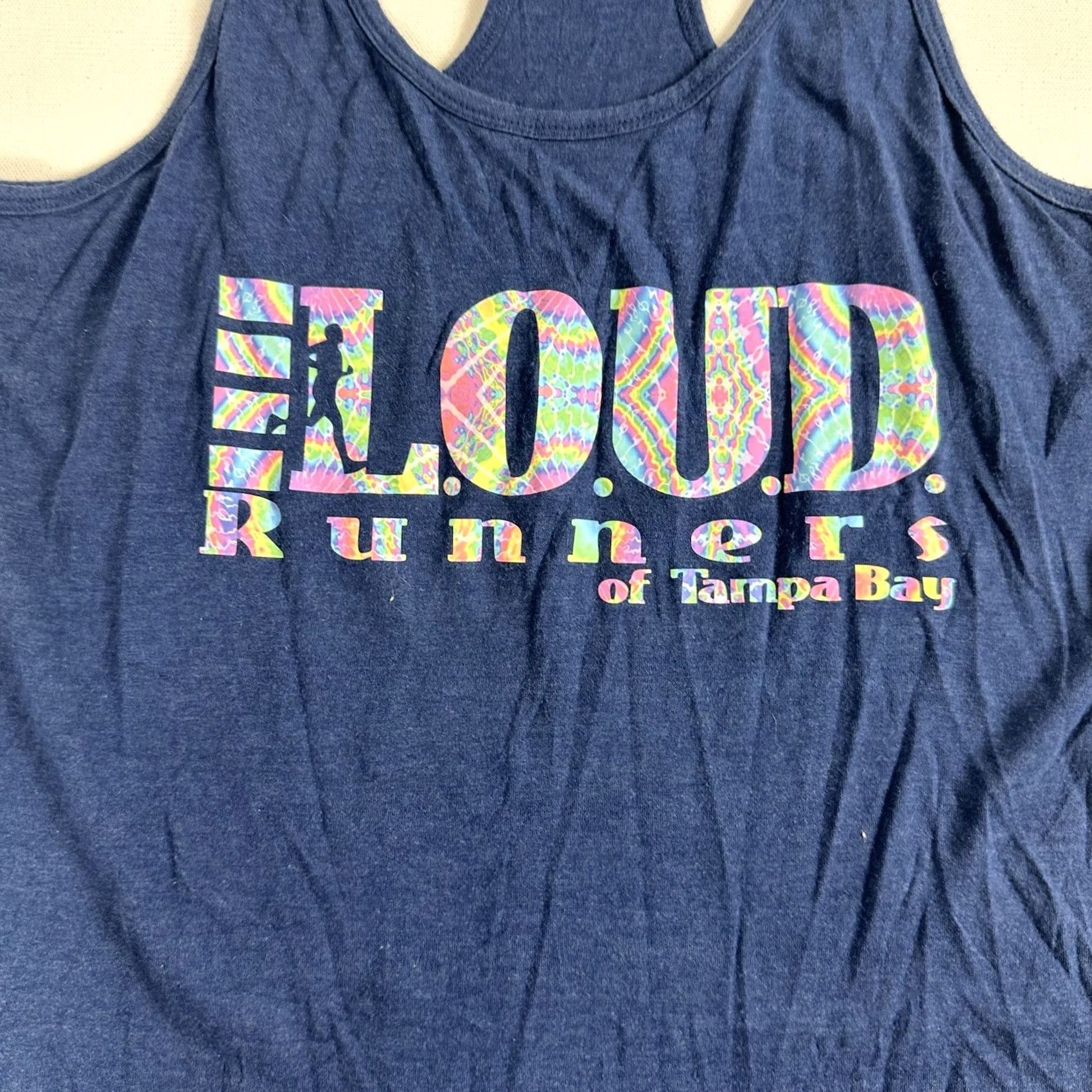 Alo ALO Cool Fit Racerback Tank Top Womens 2XL Blue Running Active Gym Training Yoga Shirt Size XXL / US 16-18 / IT 52-54 - 3 Thumbnail