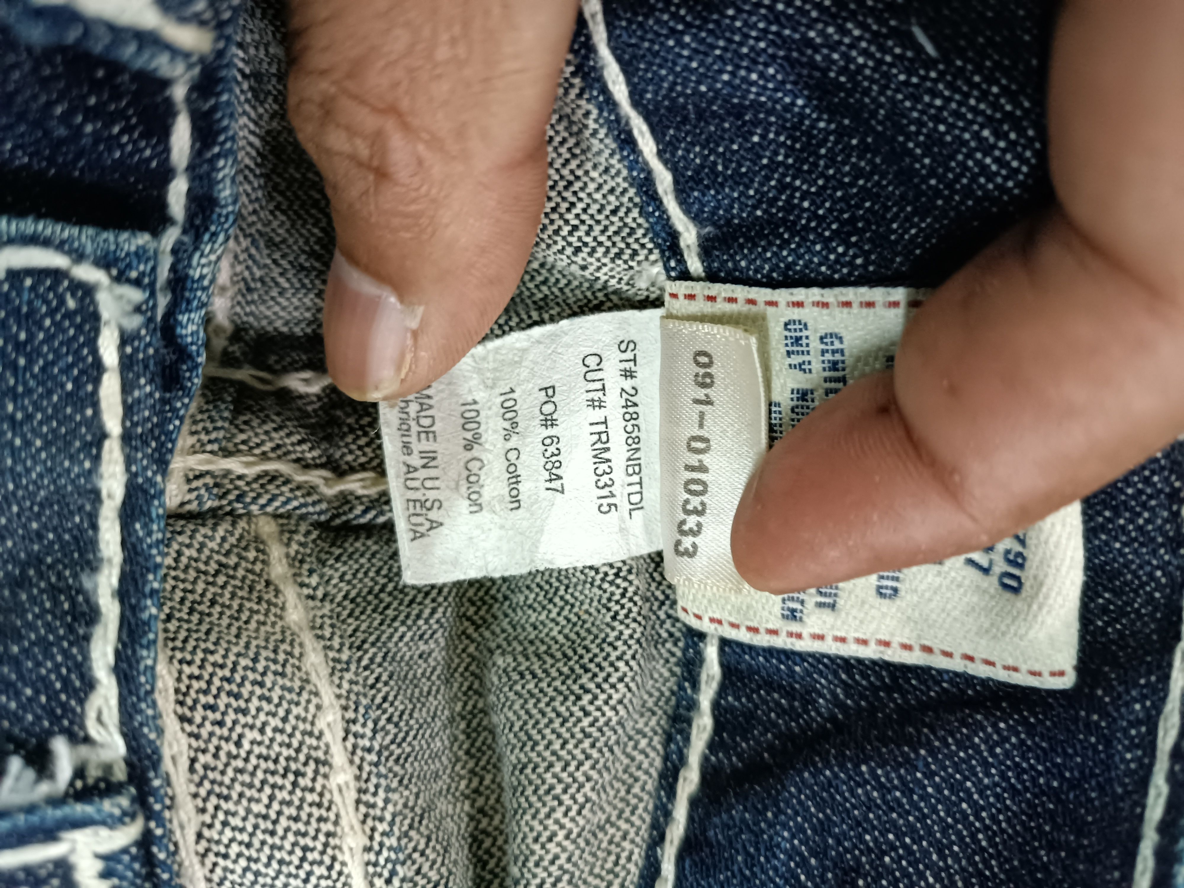 True Religion Vintage 2000 True Religion Billy Big T Grunge Flare Jeans Size US 30 / EU 46 - 22 Thumbnail