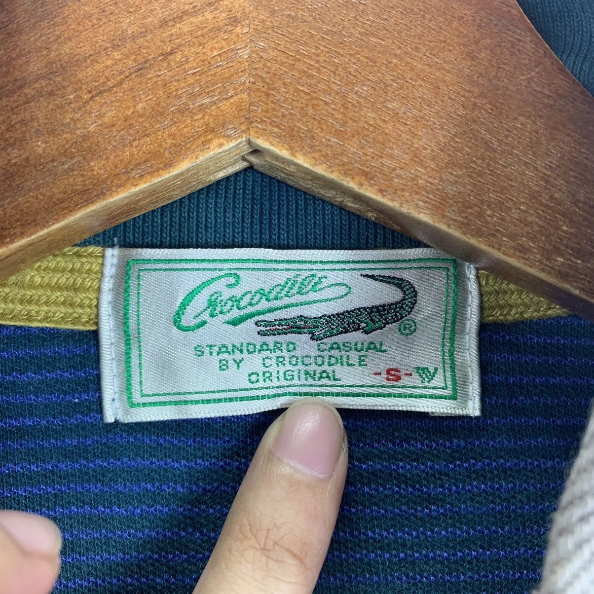 Japanese Brand × Vintage Vintage Crocodile Sweater Full Zipper Size US S / EU 44-46 / 1 - 5 Thumbnail