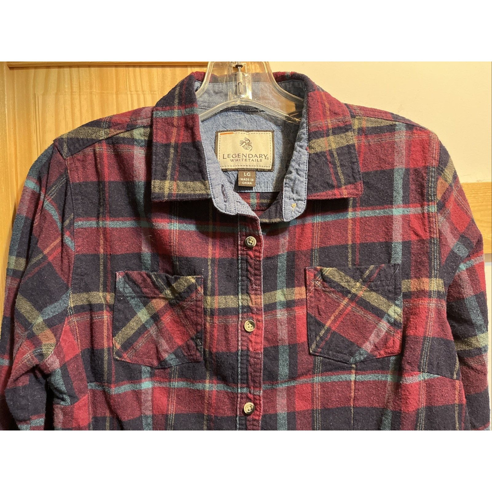 Legendary Goods Legendary Whitetails Shirt Women Flannel Red Plaid L Button Size L / US 10 / IT 46 - 5 Thumbnail