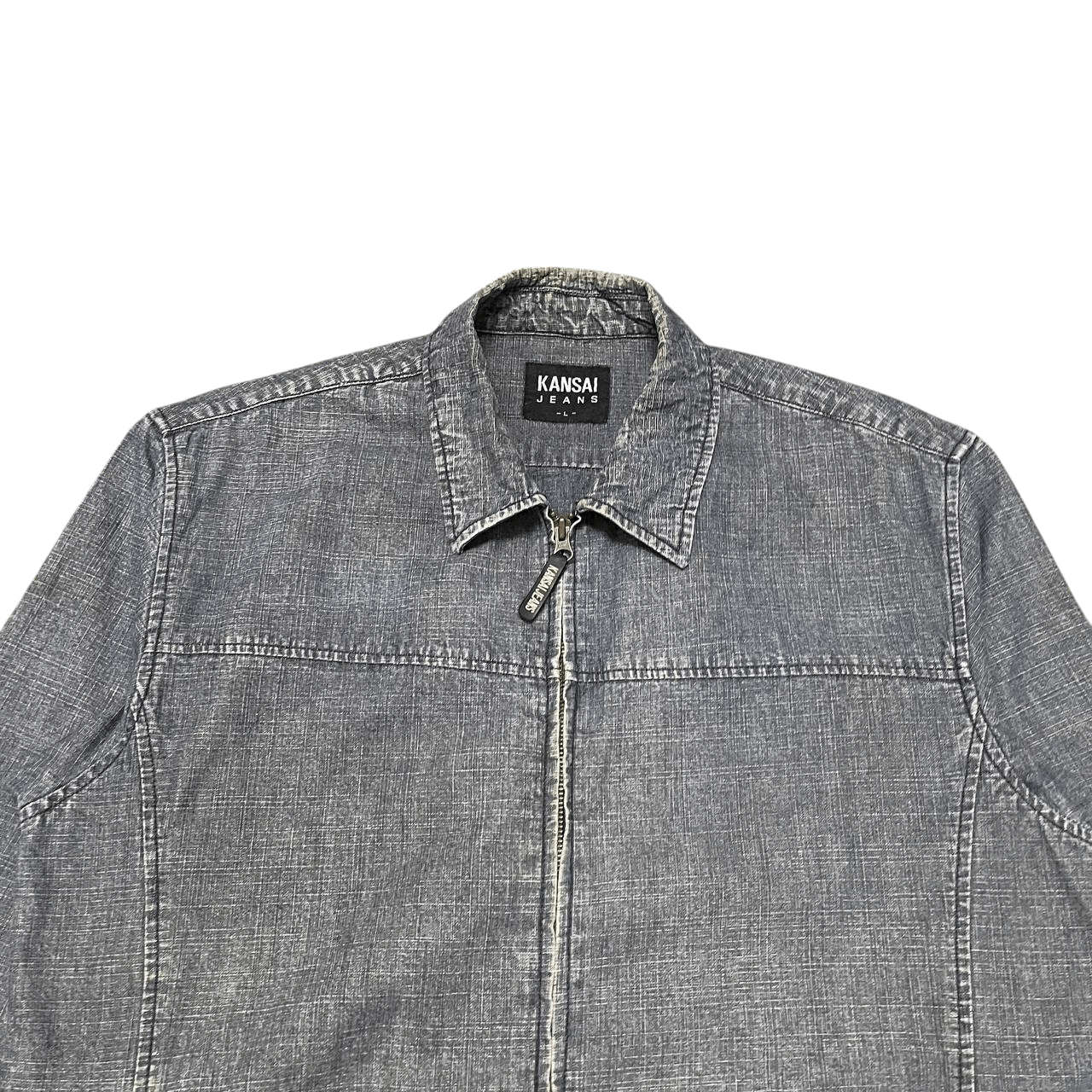 Kansai Yamamoto Vintage Kansai Jeans Zipper Jacket Size US L / EU 52-54 / 3 - 2 Thumbnail