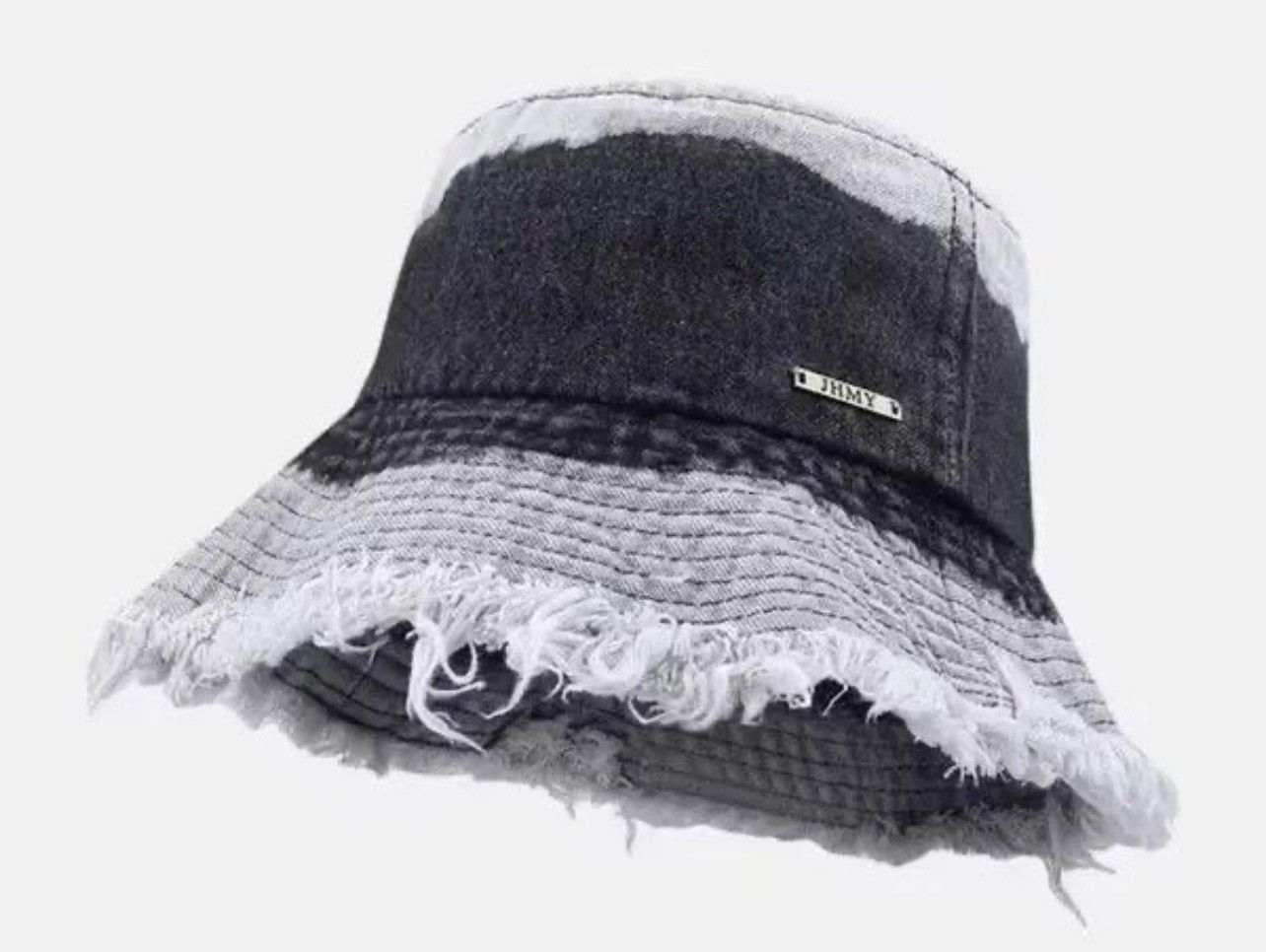 Japanese Brand Fashion hip hop distressed bucket hat Size ONE SIZE - 1 Thumbnail