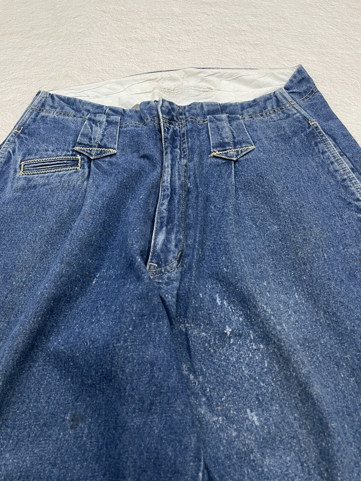 Hysteric Glamour 2000s Blue Denim Distressed Y2K Size US 29 - 4 Thumbnail