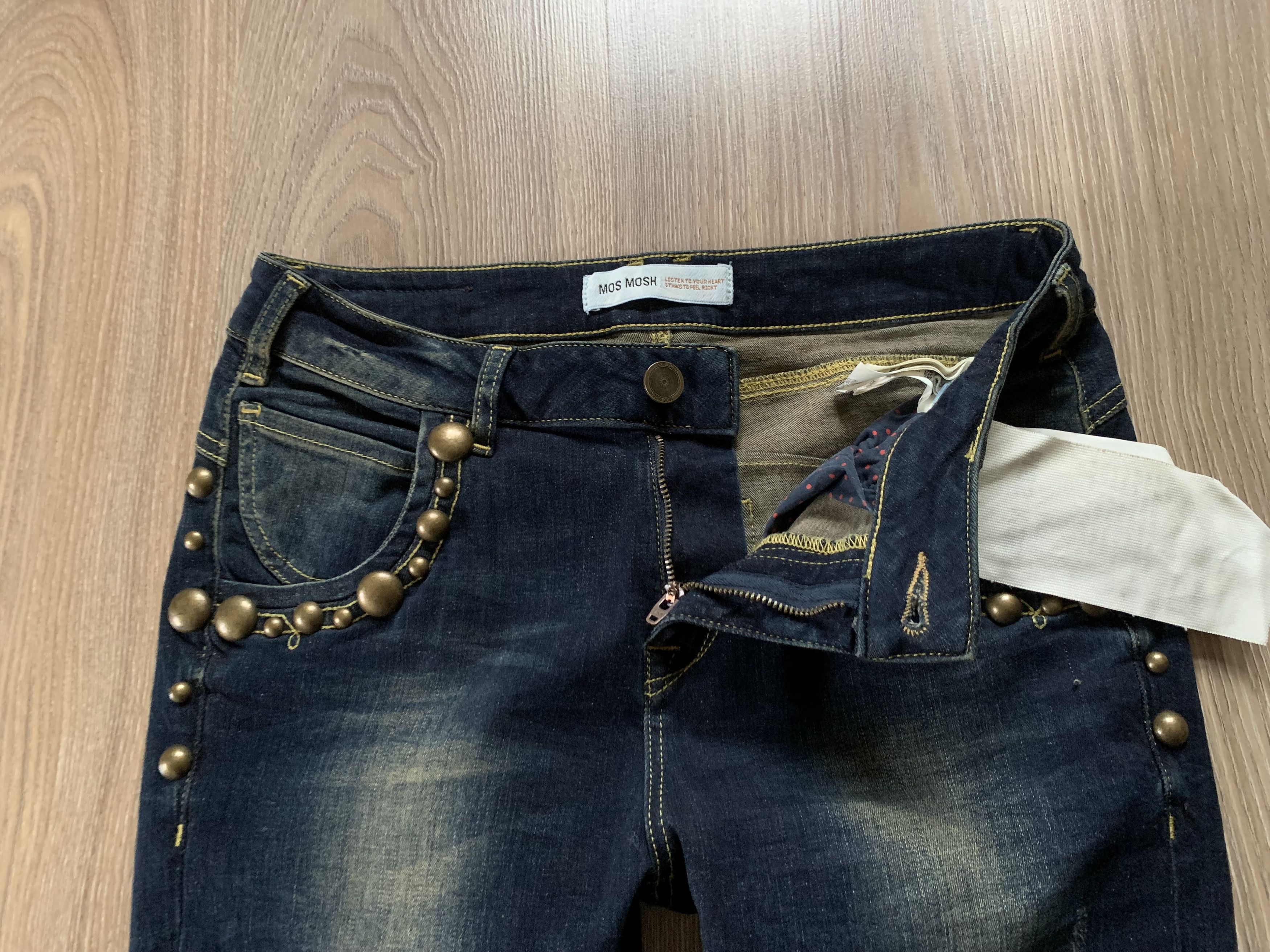 Denime Mos Mosh Customized Women's Jeans Size 27" / US 4 / IT 40 - 4 Thumbnail