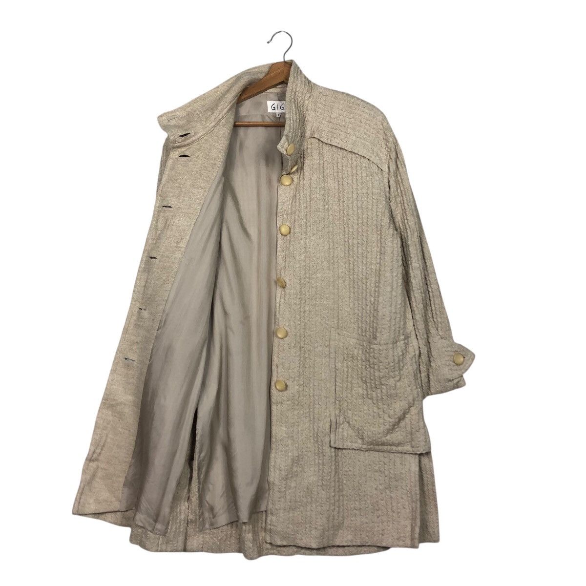 Issey Miyake GIGI Vintage Avant-Garde Textured Coat Japan Domestic Market Size US M / EU 48-50 / 2 - 12 Thumbnail
